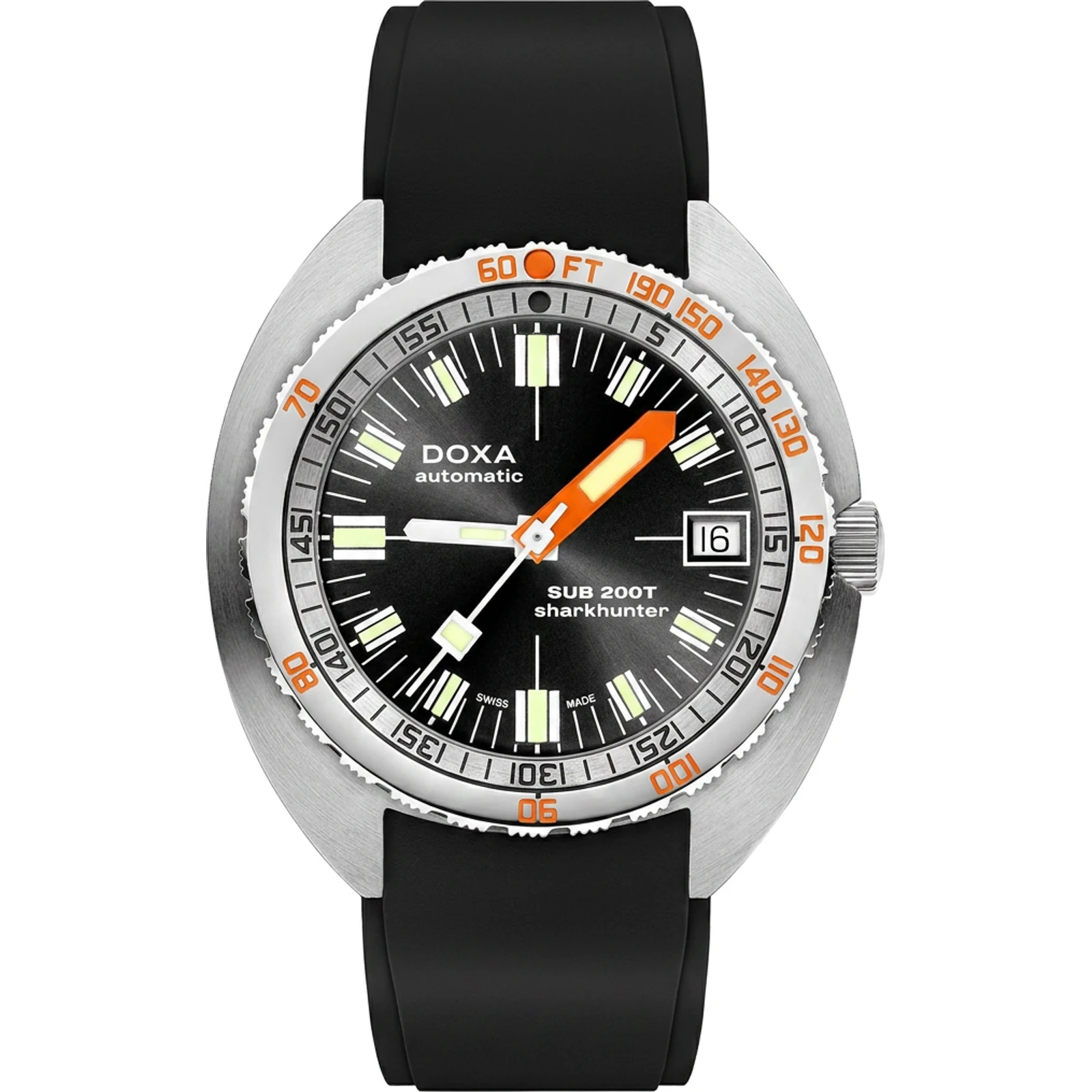 Doxa Sharkhunter - Sunray / Rubber 804.10.101S.20