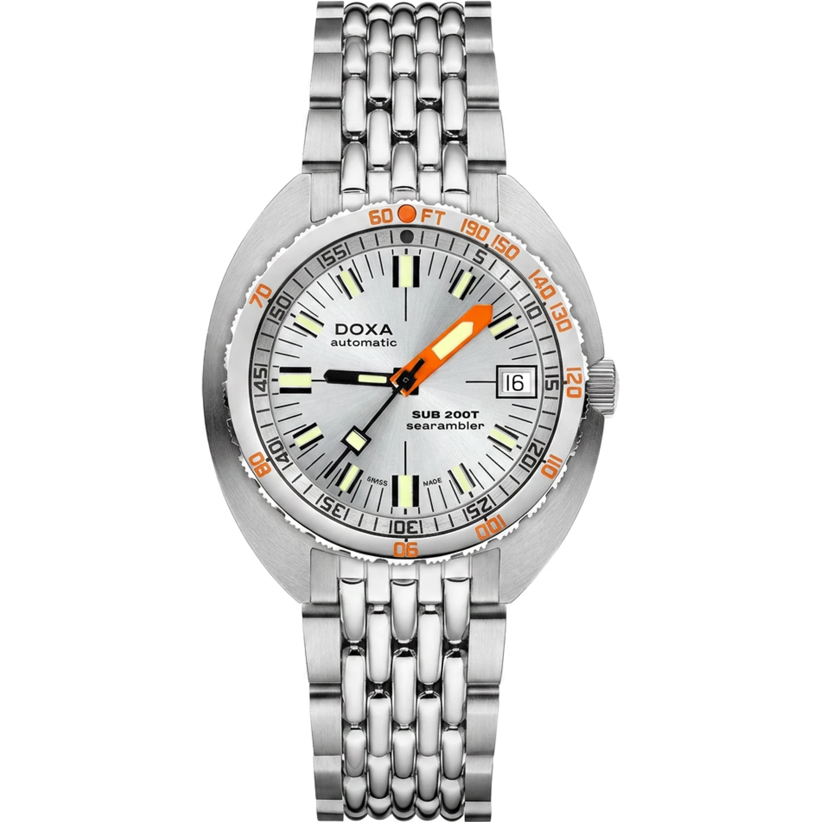 Doxa Searambler - Iconic sunray / Stainless Steel 804.10.021.10