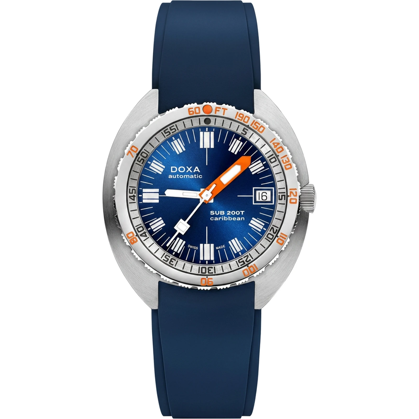 Doxa Caribbean - Sunray / Rubber 804.10.201S.32