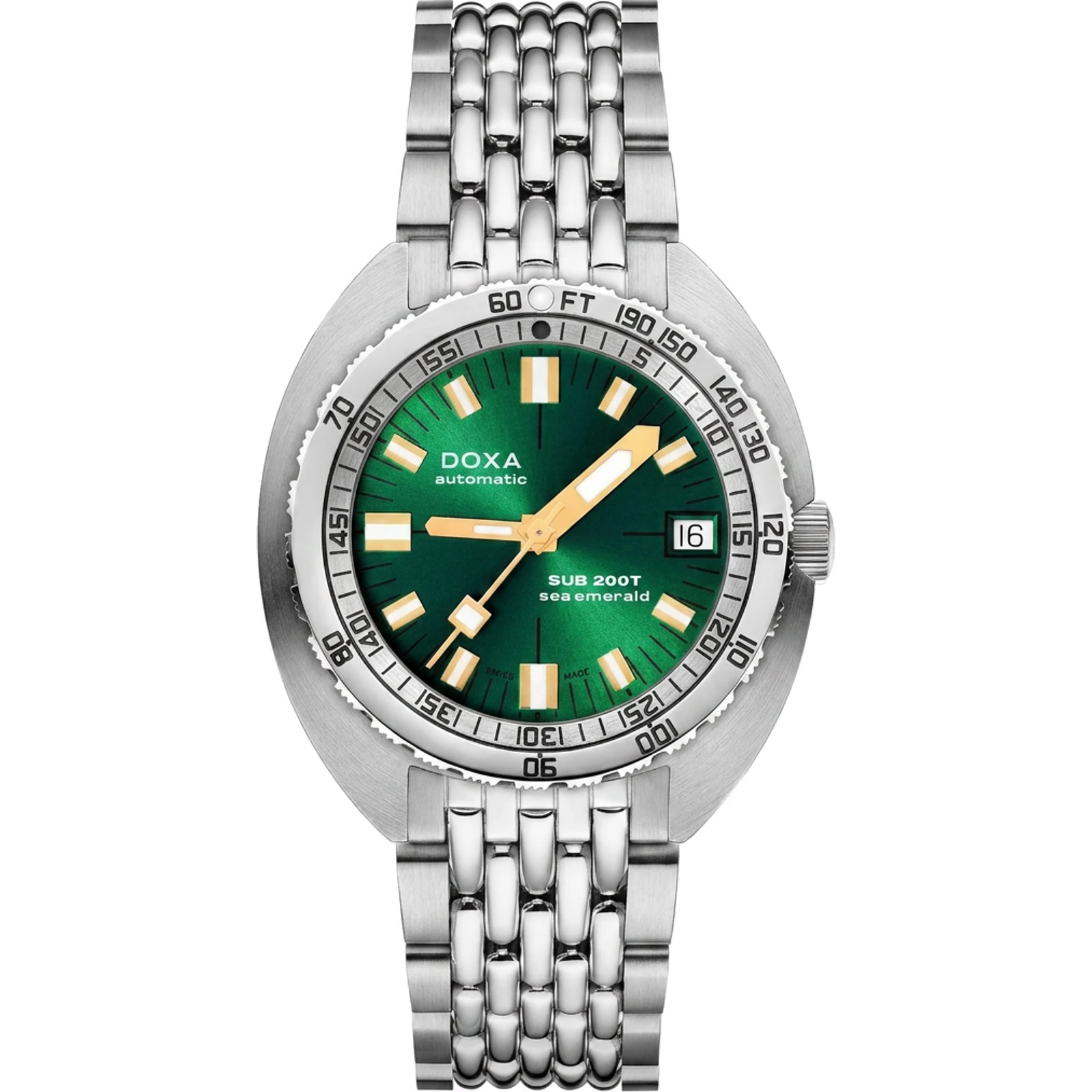 Doxa Sea Emerald - Sunray / Stainless Steel 804.10.131S.10