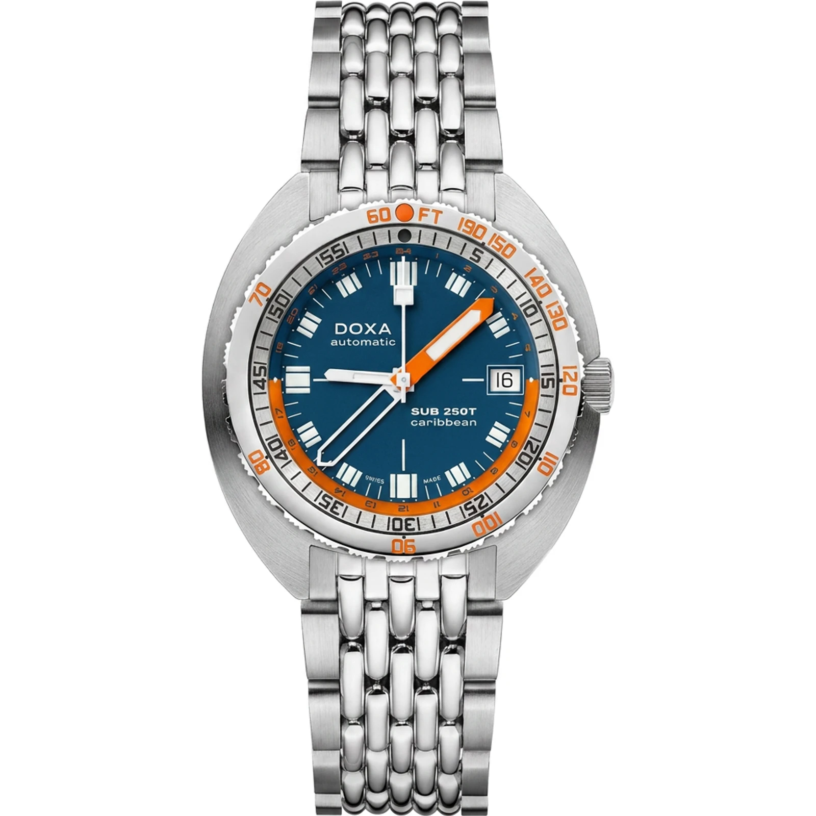 Doxa Caribbean - Stainless steel 855.10.201.10