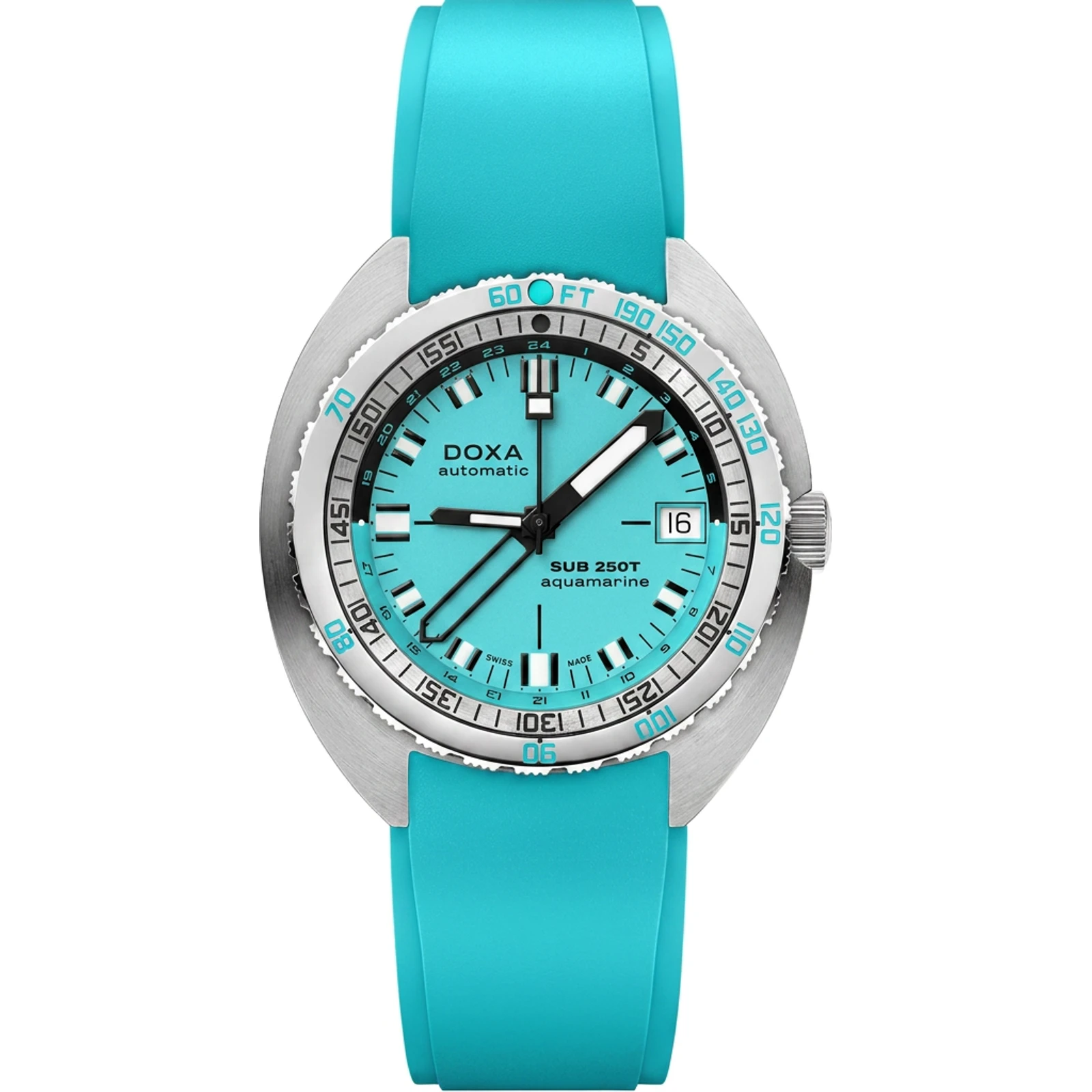 Doxa Aquamarine - Rubber 855.10.241.25