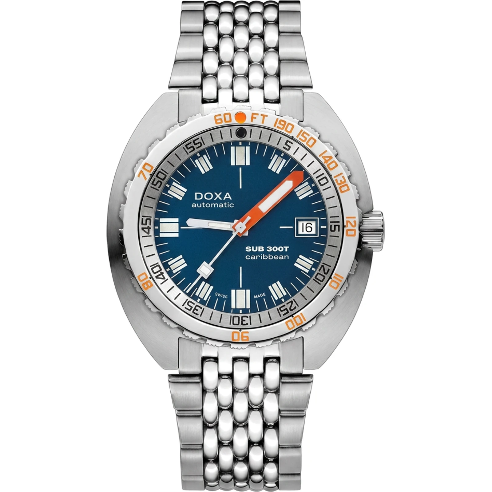 Doxa Caribbean - Stainless Steel 840.10.201.10