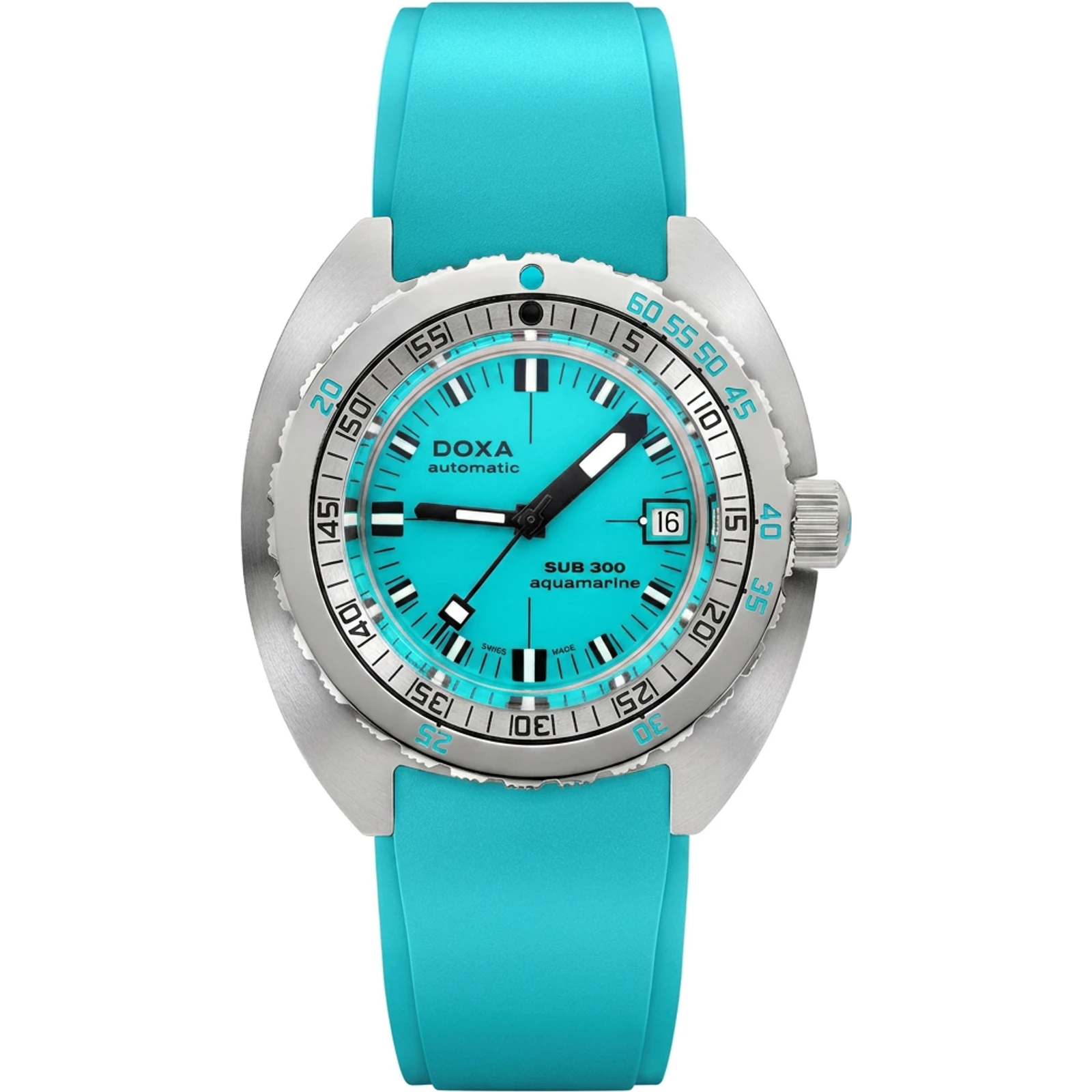 Doxa Aquamarine - Rubber 821.10.241.25