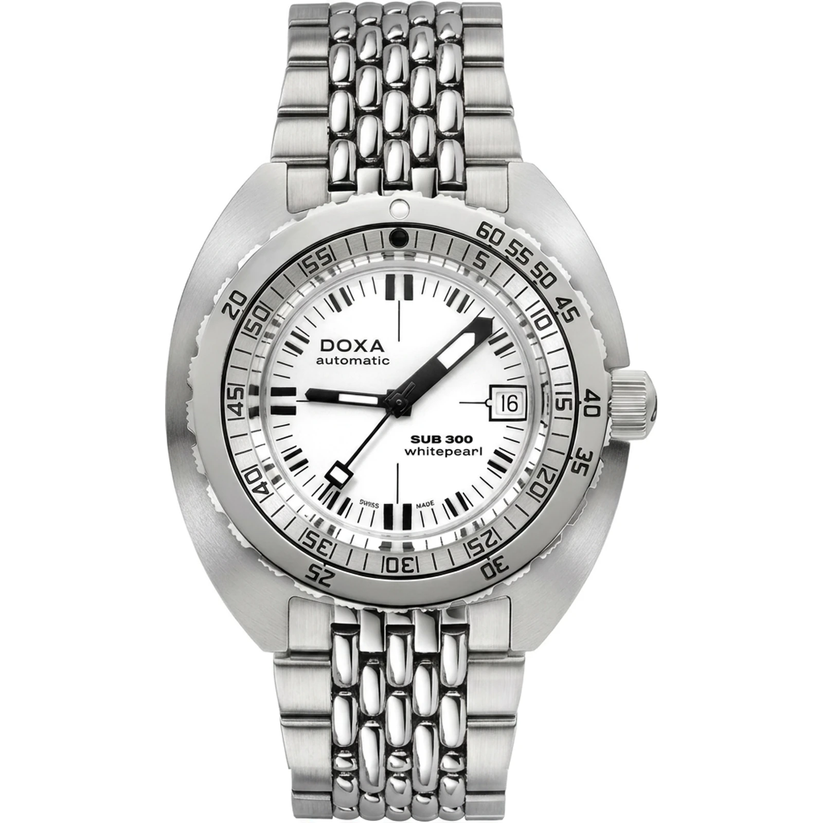 Doxa Whitepearl - Stainless Steel 821.10.011.10