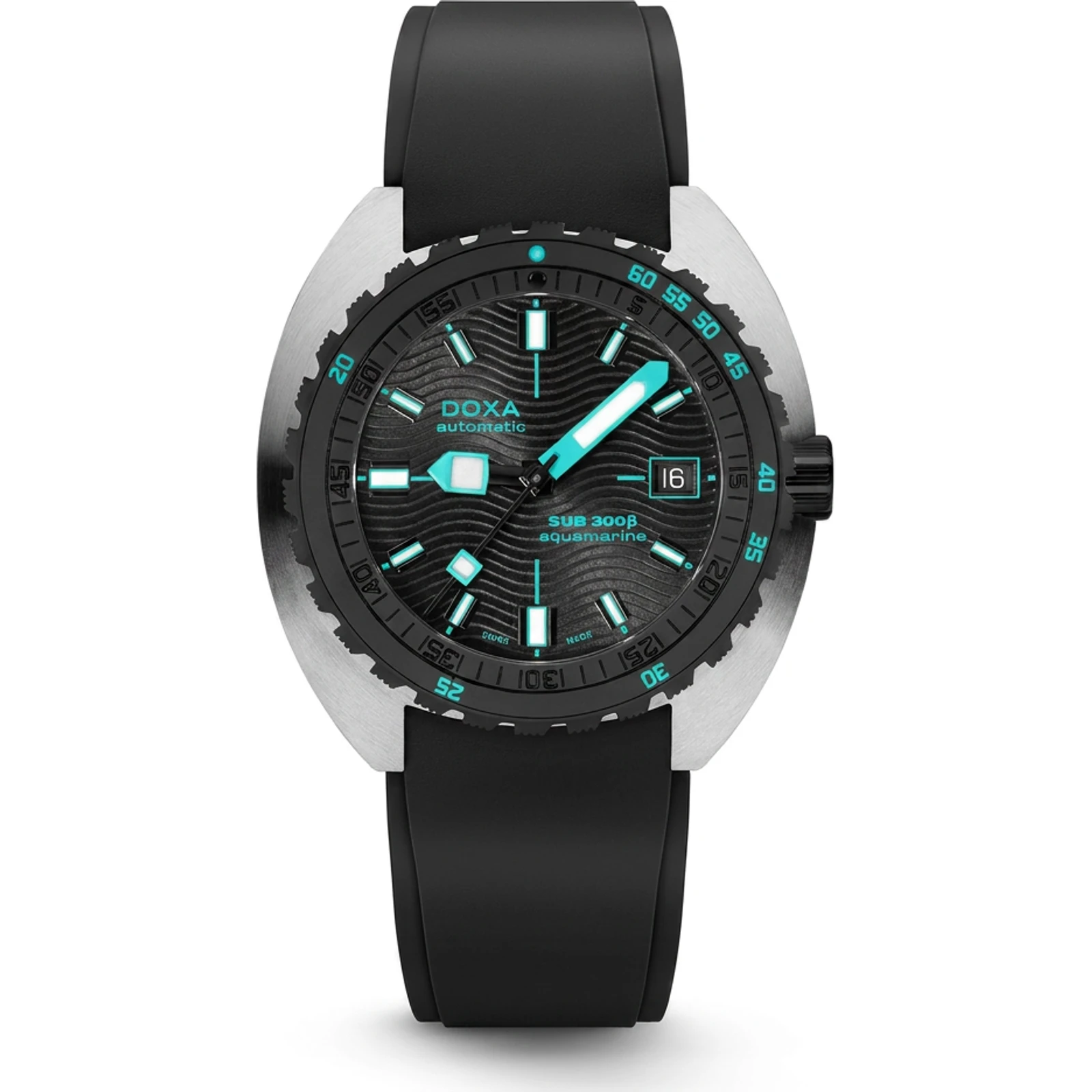 Doxa Aquamarine - Rubber Black 830.10.241.20