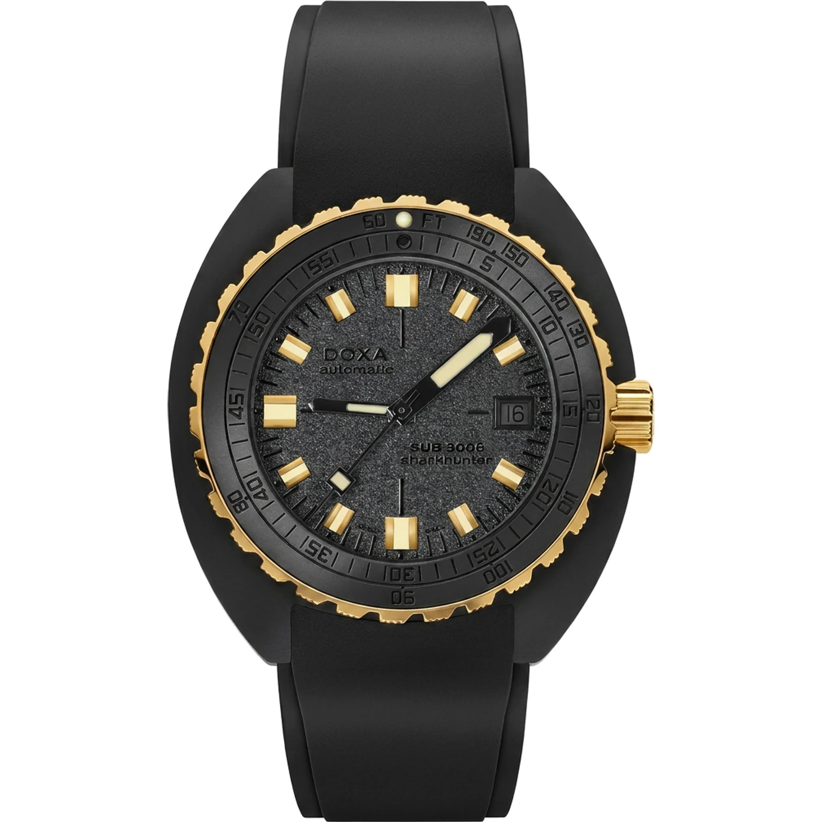 Doxa SUB 300 Beta Sharkhunter - Rubber 830.20.101.20