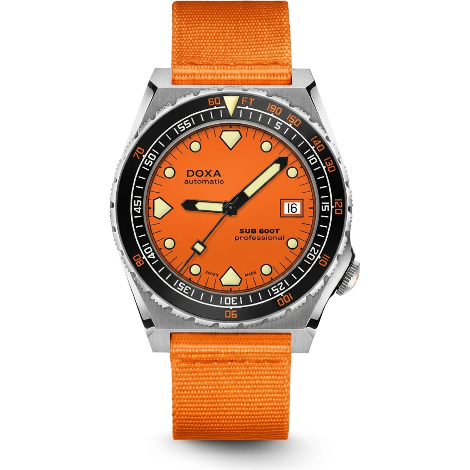 Doxa Professional - NATO Orange / Ceramic 861.10.351.21-N
