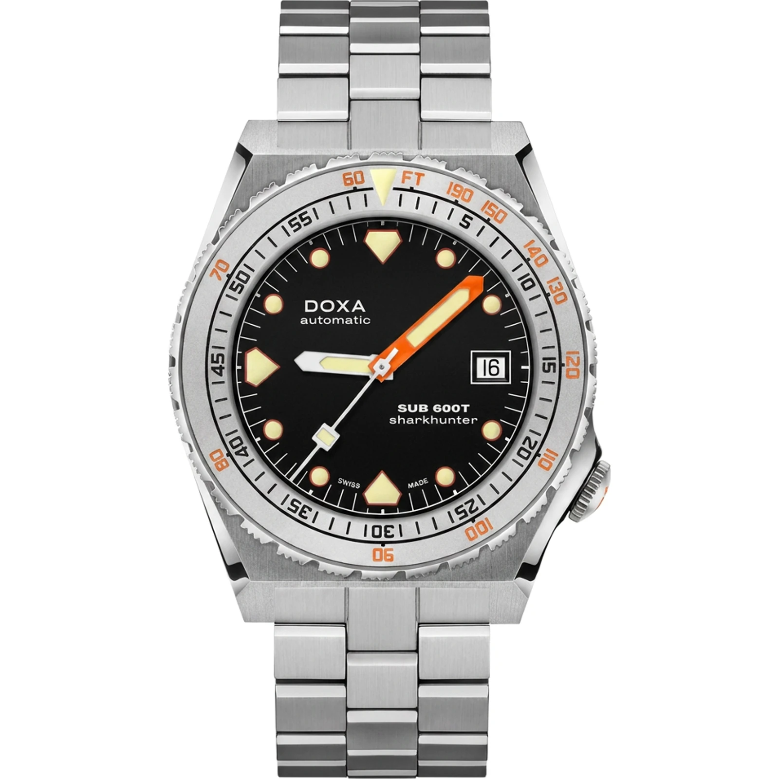 Doxa Sharkhunter - Stainless steel / Stainless steel Sandblasted 862.10.101.10