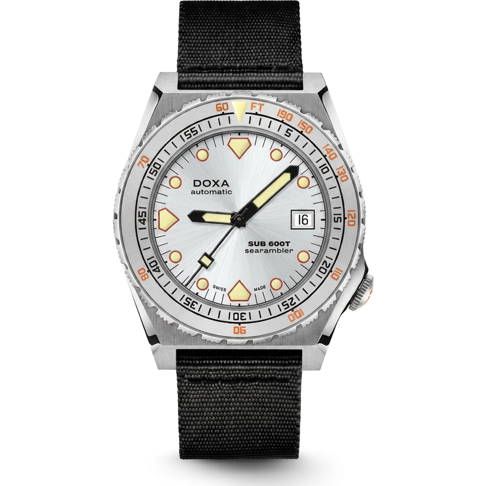 Doxa Searambler - NATO / Stainless steel Sandblasted 862.10.021.20-N