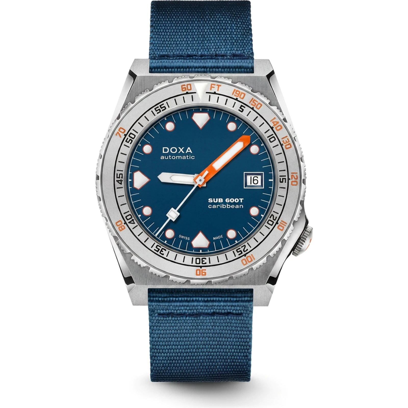 Doxa Caribbean - NATO / Stainless steel Sandblasted 862.10.201.32-N