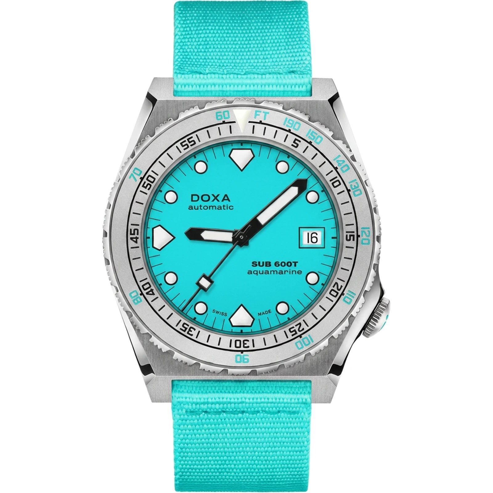 Doxa Aquamarine - NATO / Stainless steel Sandblasted 862.10.241.25-N