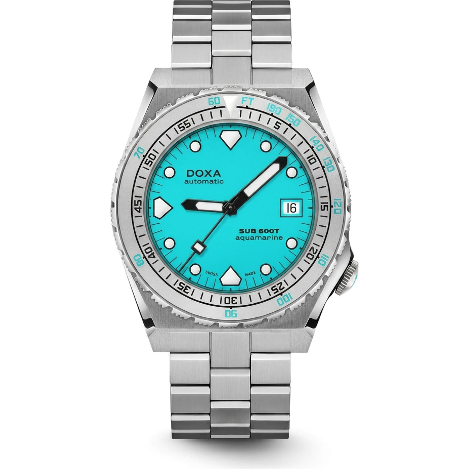 Doxa Aquamarine - Stainless steel / Stainless steel Sandblasted 862.10.241.10