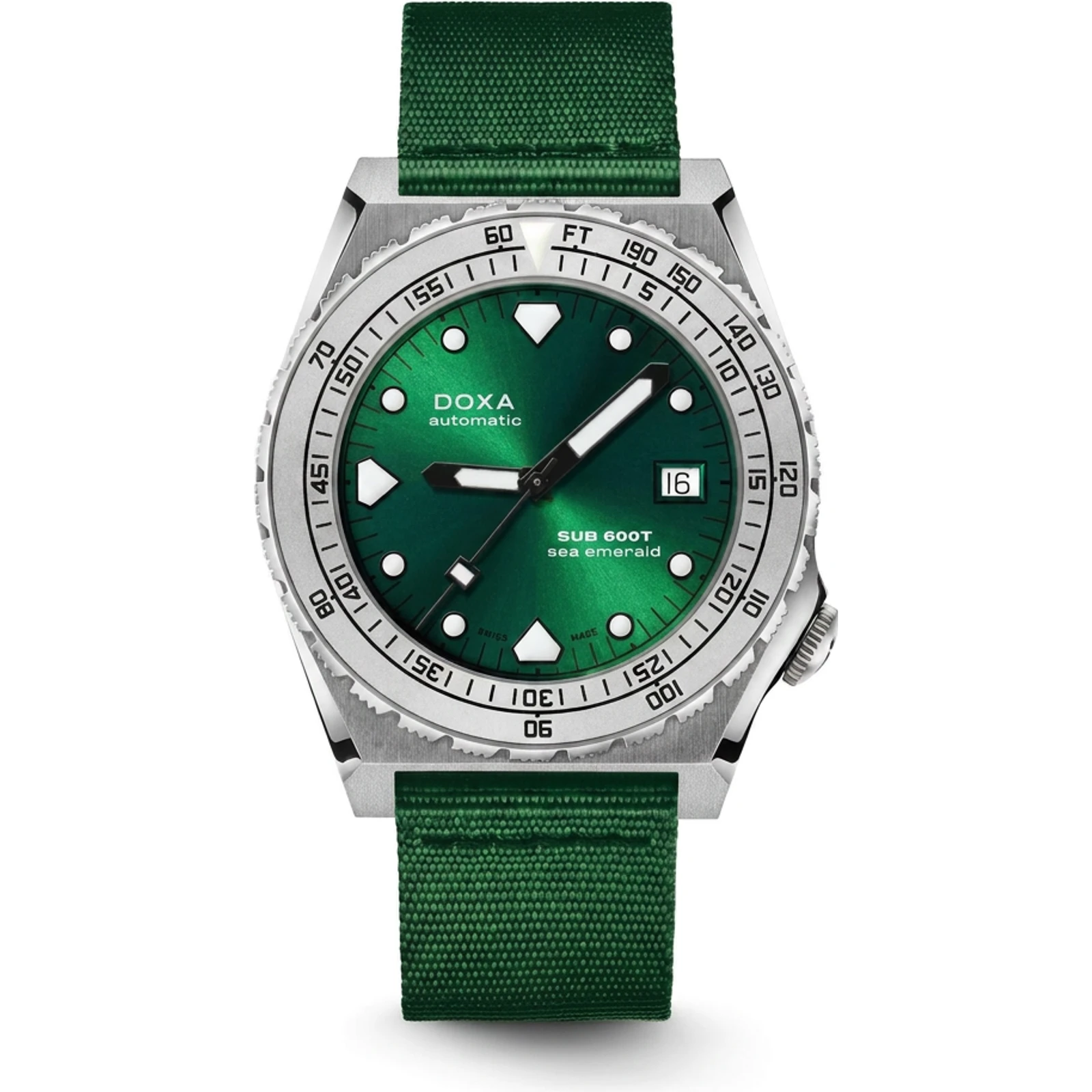 Doxa Sea Emerald - NATO / Stainless steel Sandblasted 862.10.131.26-N