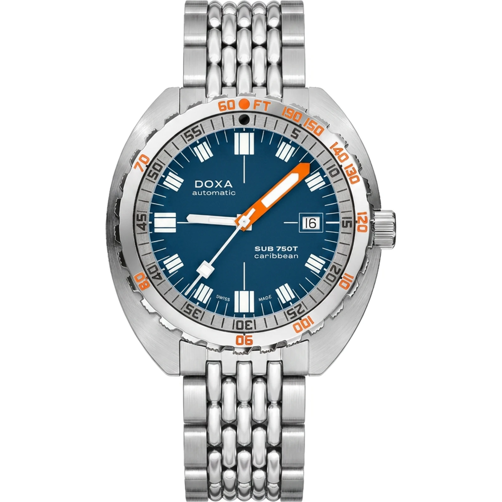 Doxa Caribbean - Stainless steel 825.10.201.10