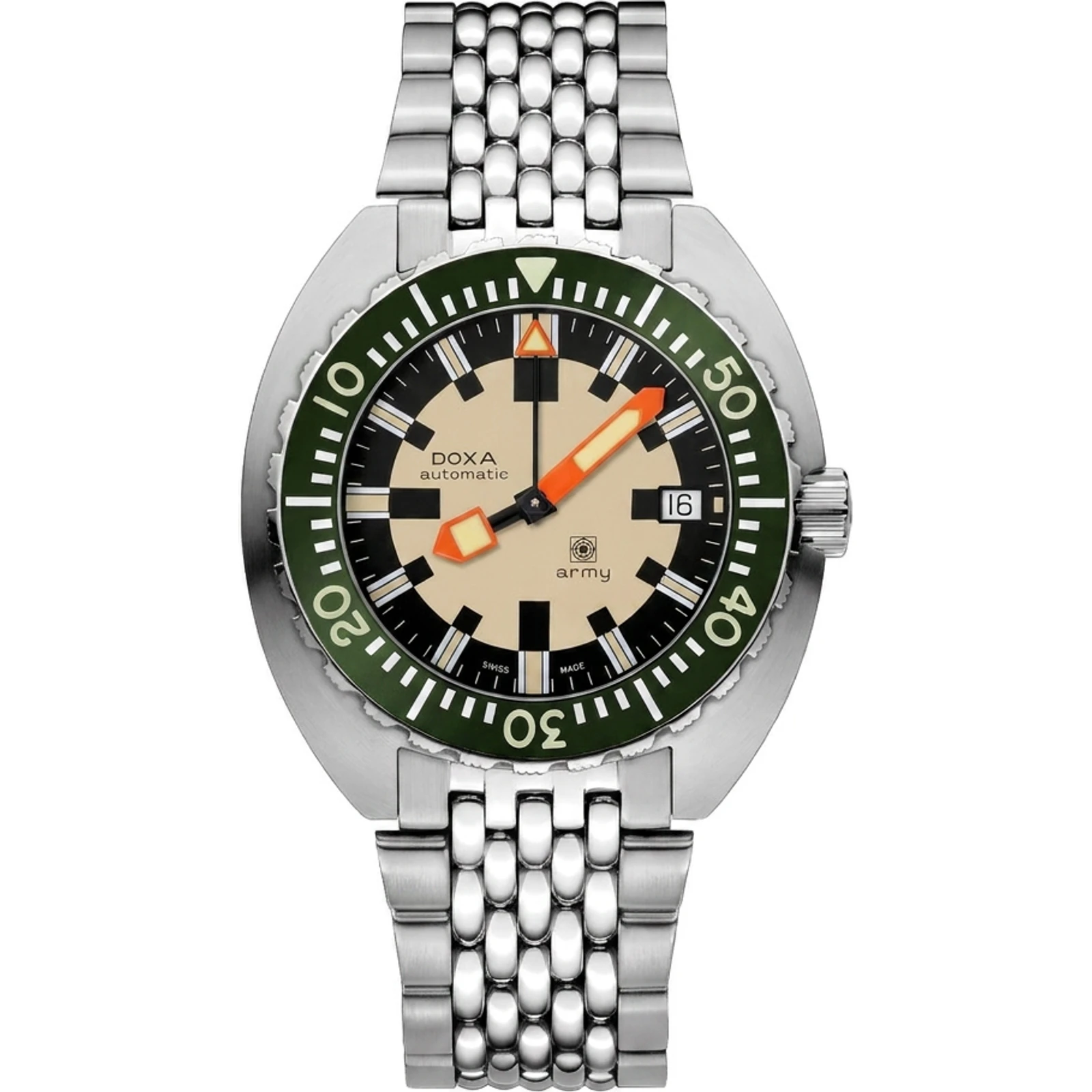 DOXA Army, stainless steel bezel - Stainless steel 785.10.031G.10