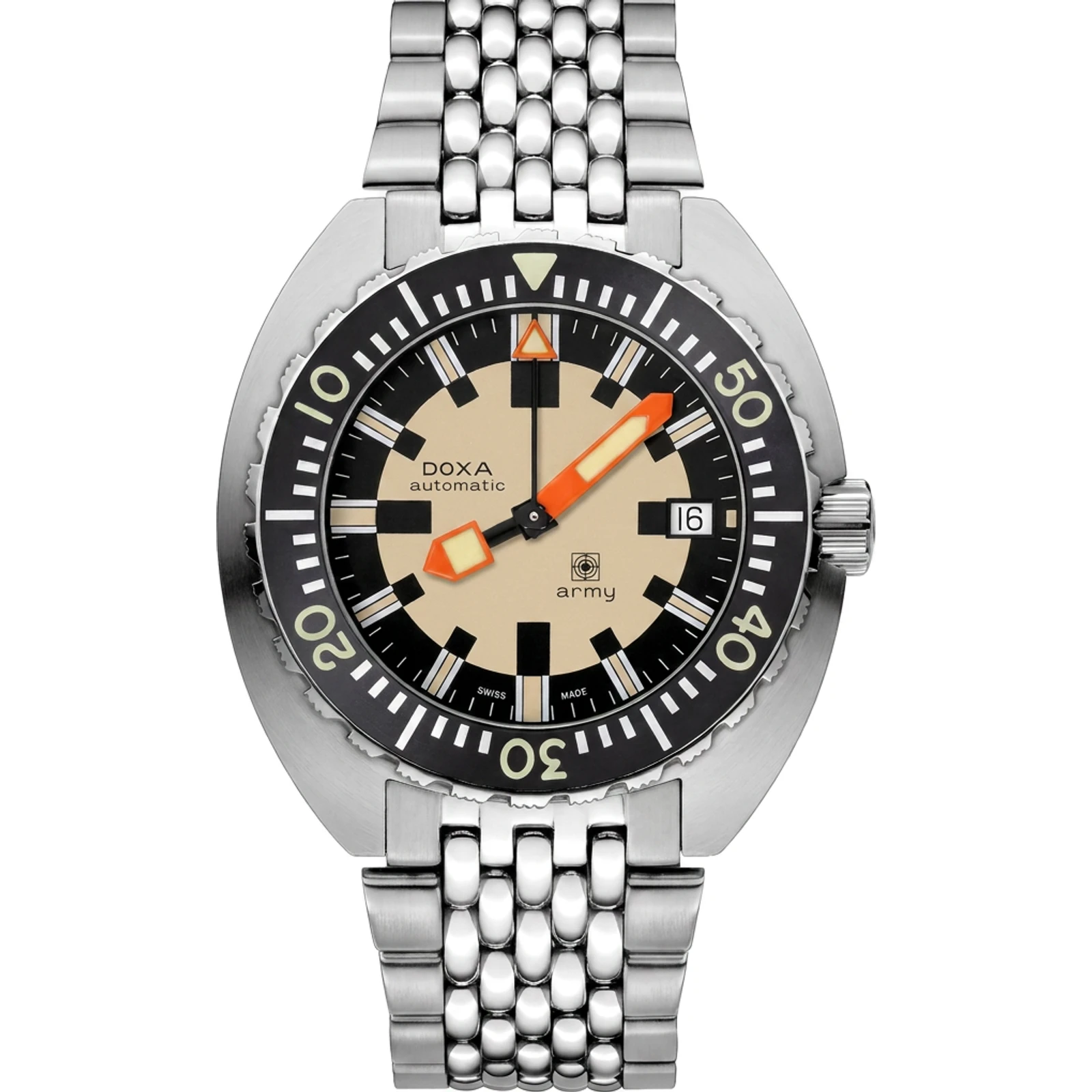 DOXA Army, stainless steel bezel - Stainless steel 785.10.031.10