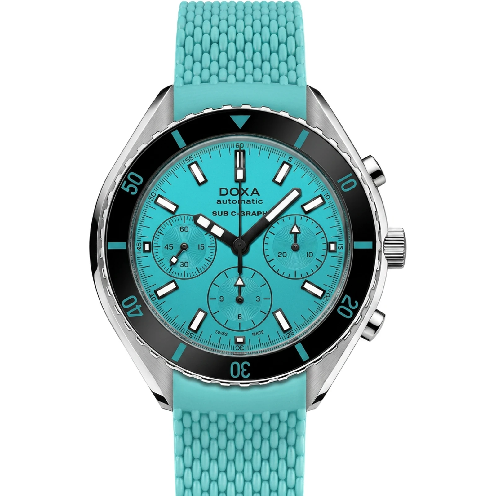 Doxa Aquamarine - Rubber 798.10.241.25