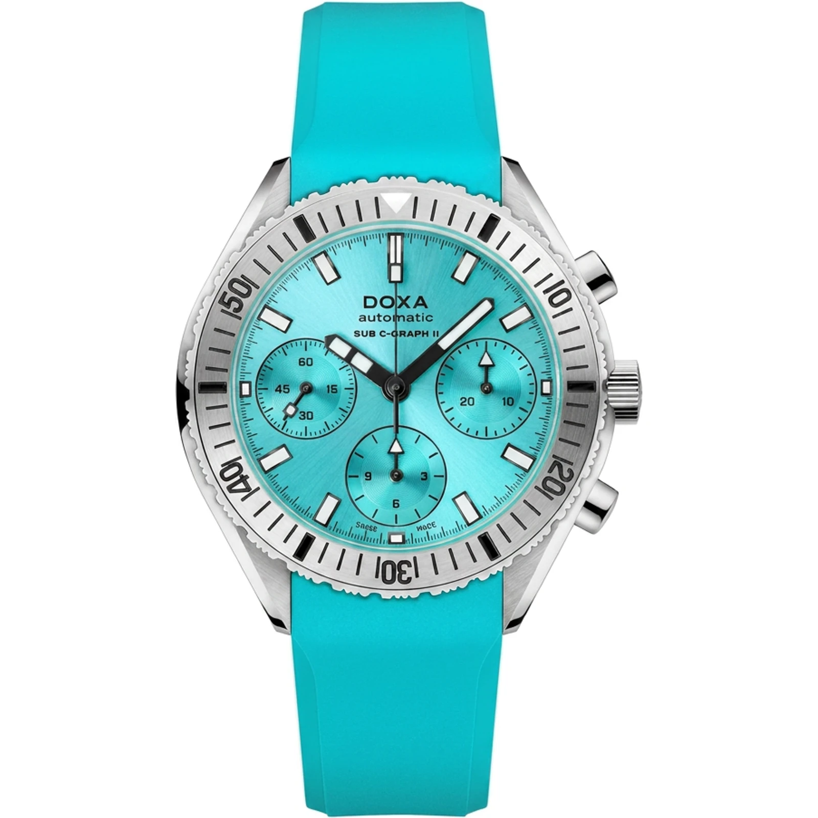 Doxa Aquamarine - Rubber 797.10.241.25