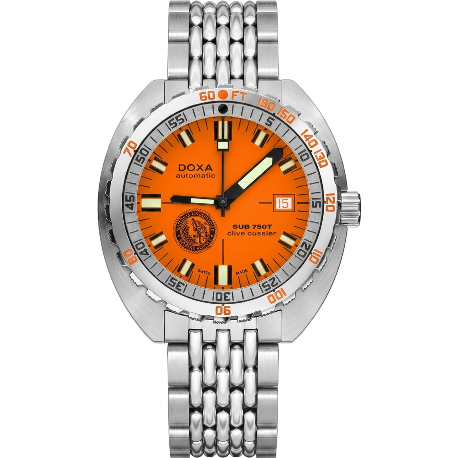 Doxa SUB 750T Clive Cussler - Stainless steel 825.10.351.10-SE14