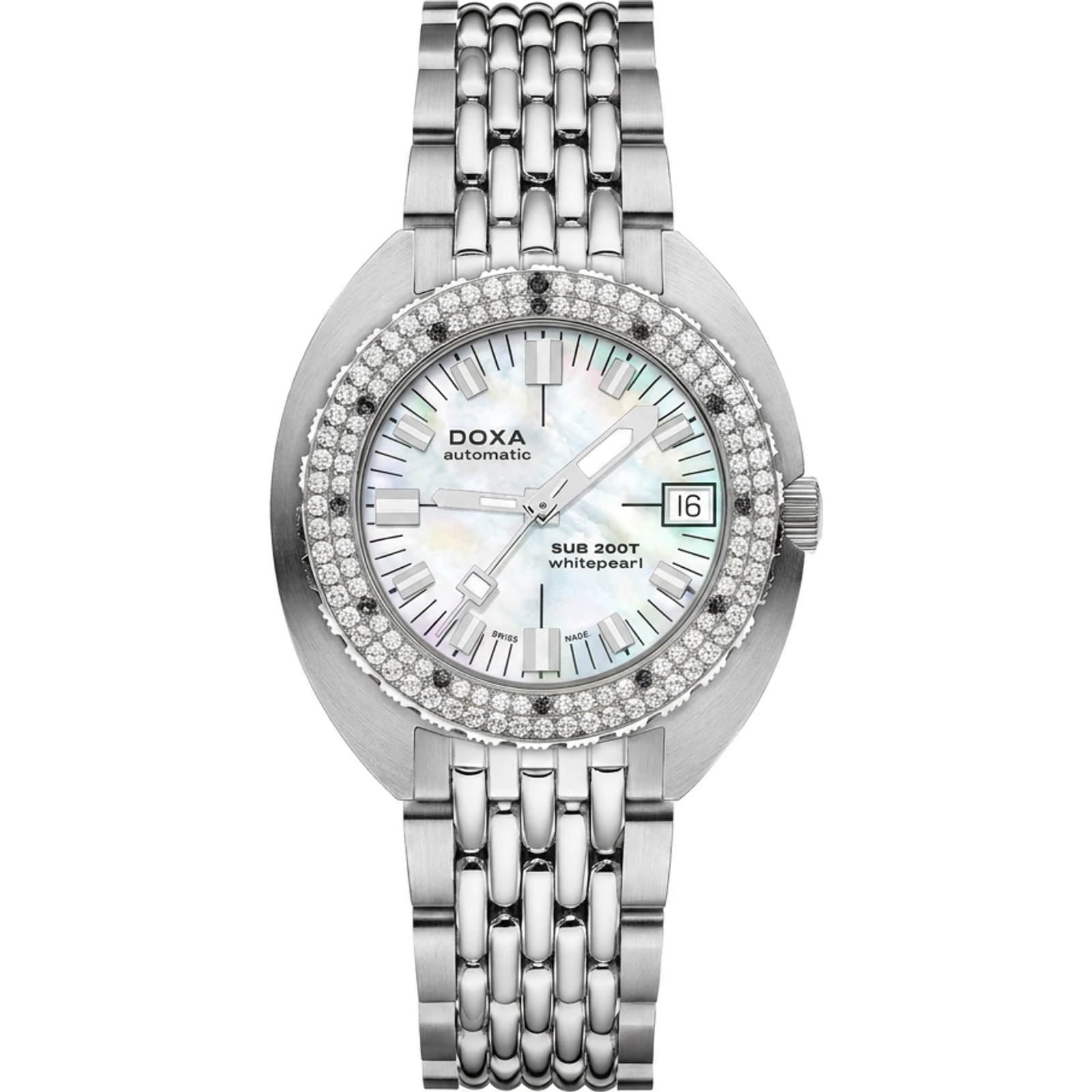 Doxa Whitepearl - Stainless steel 804.10D.011.10