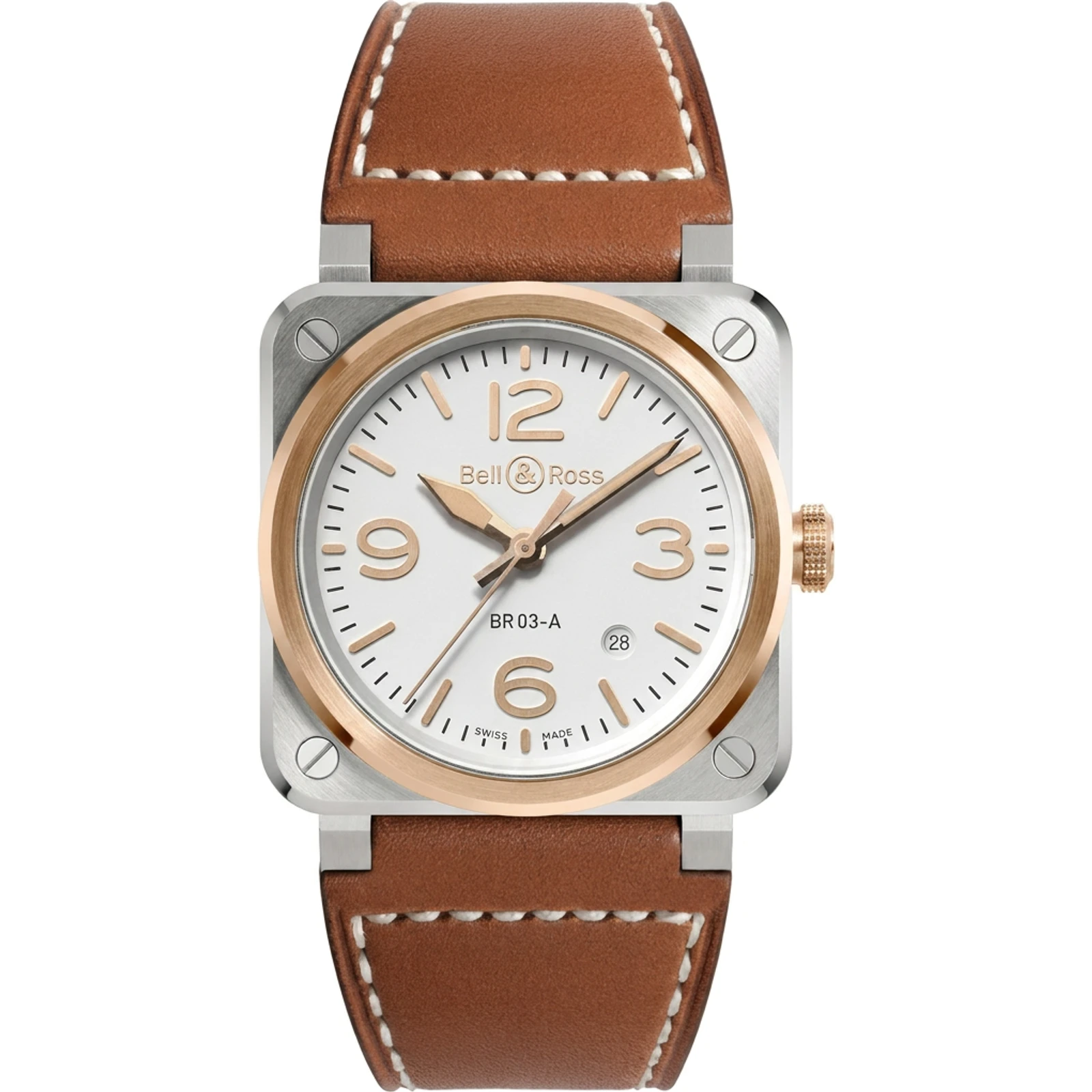 Bell & Ross BR03A-WH-STPG