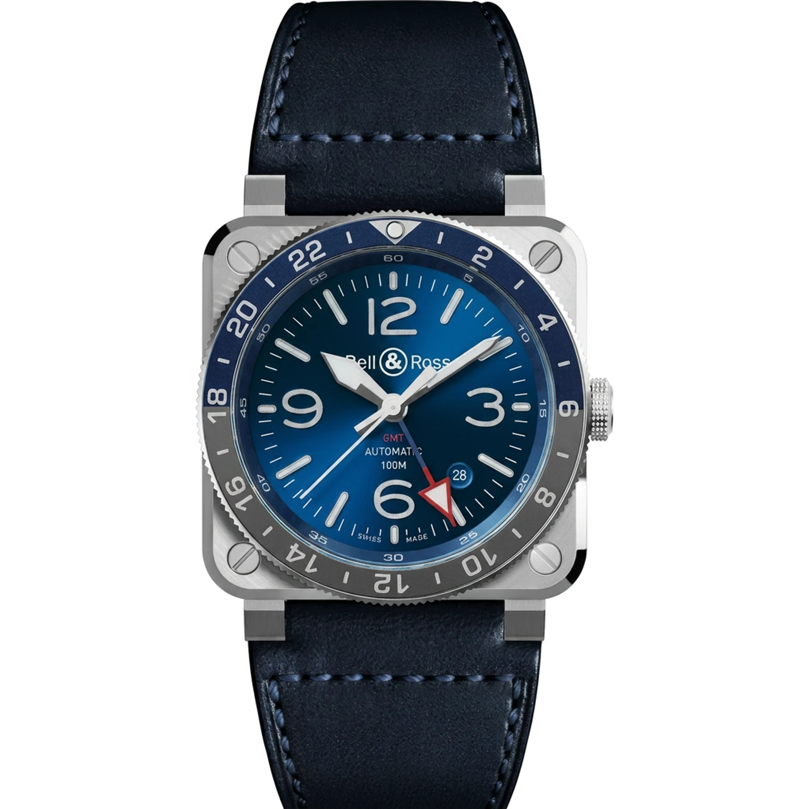 Bell & Ross BR0393-BLU-ST