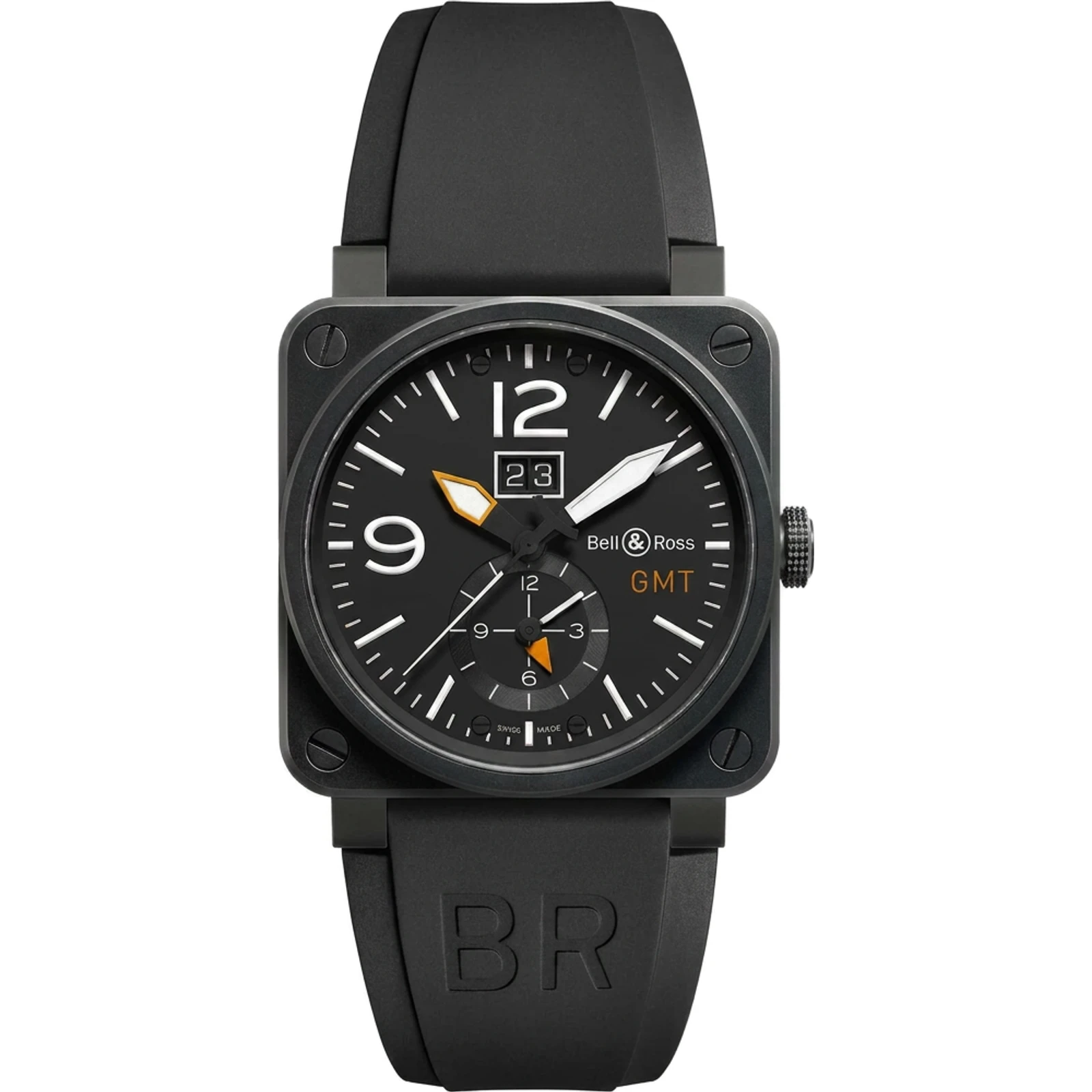 Bell & Ross BR0351-GMT-CA-S