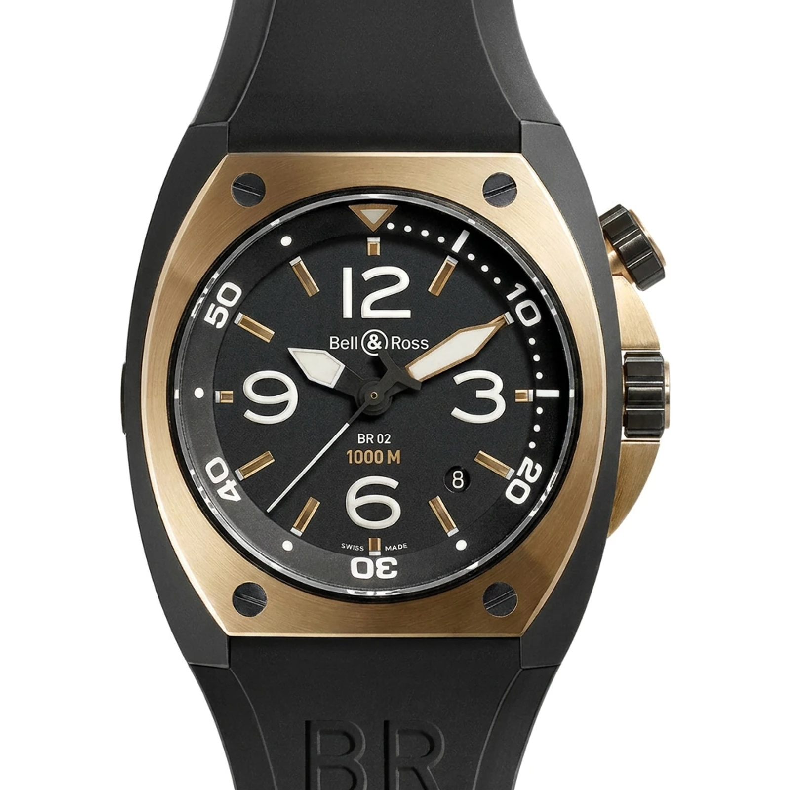 Bell & Ross BR02-PINKGOLD-CA-M