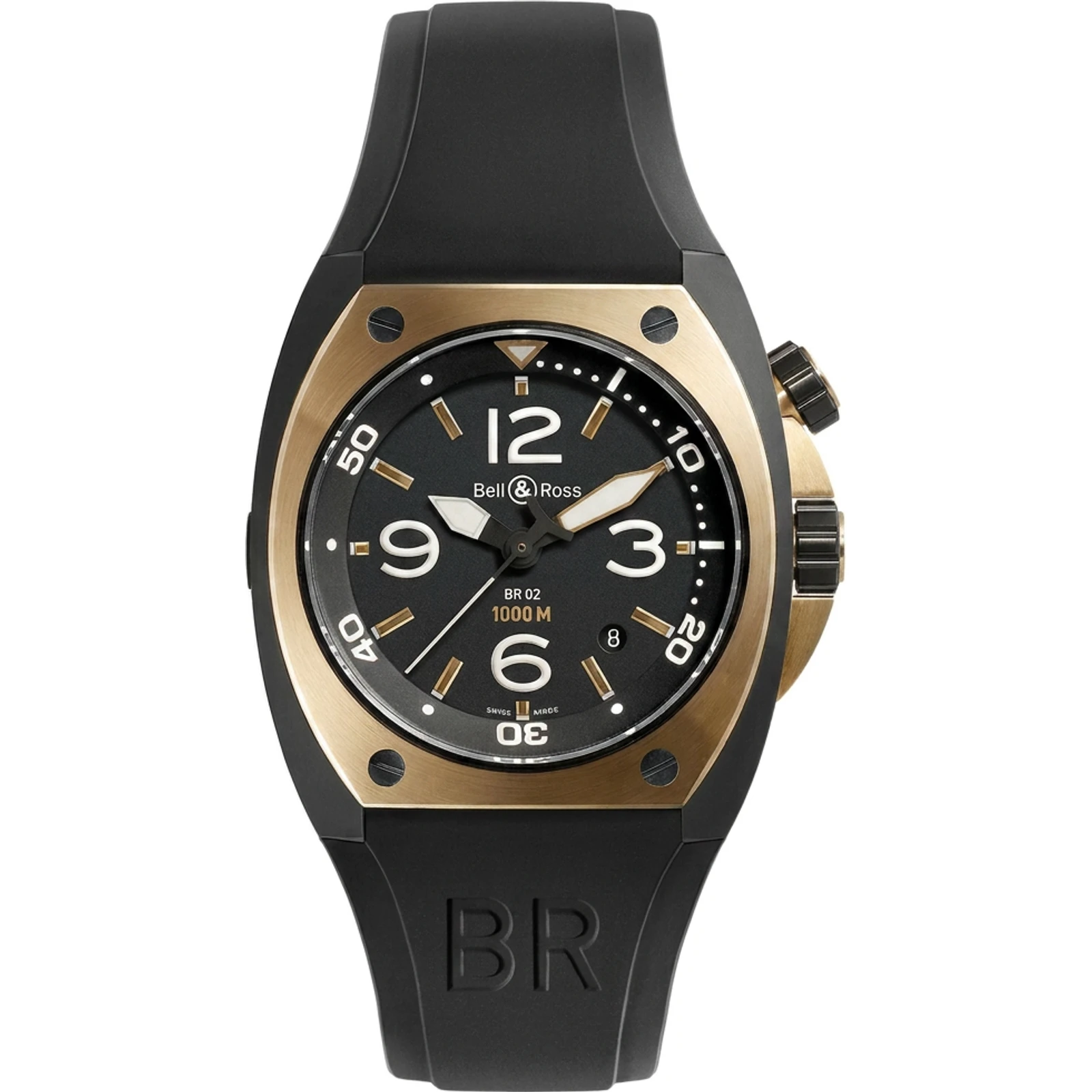 Bell & Ross BR02-PINKGOLD-CA-L