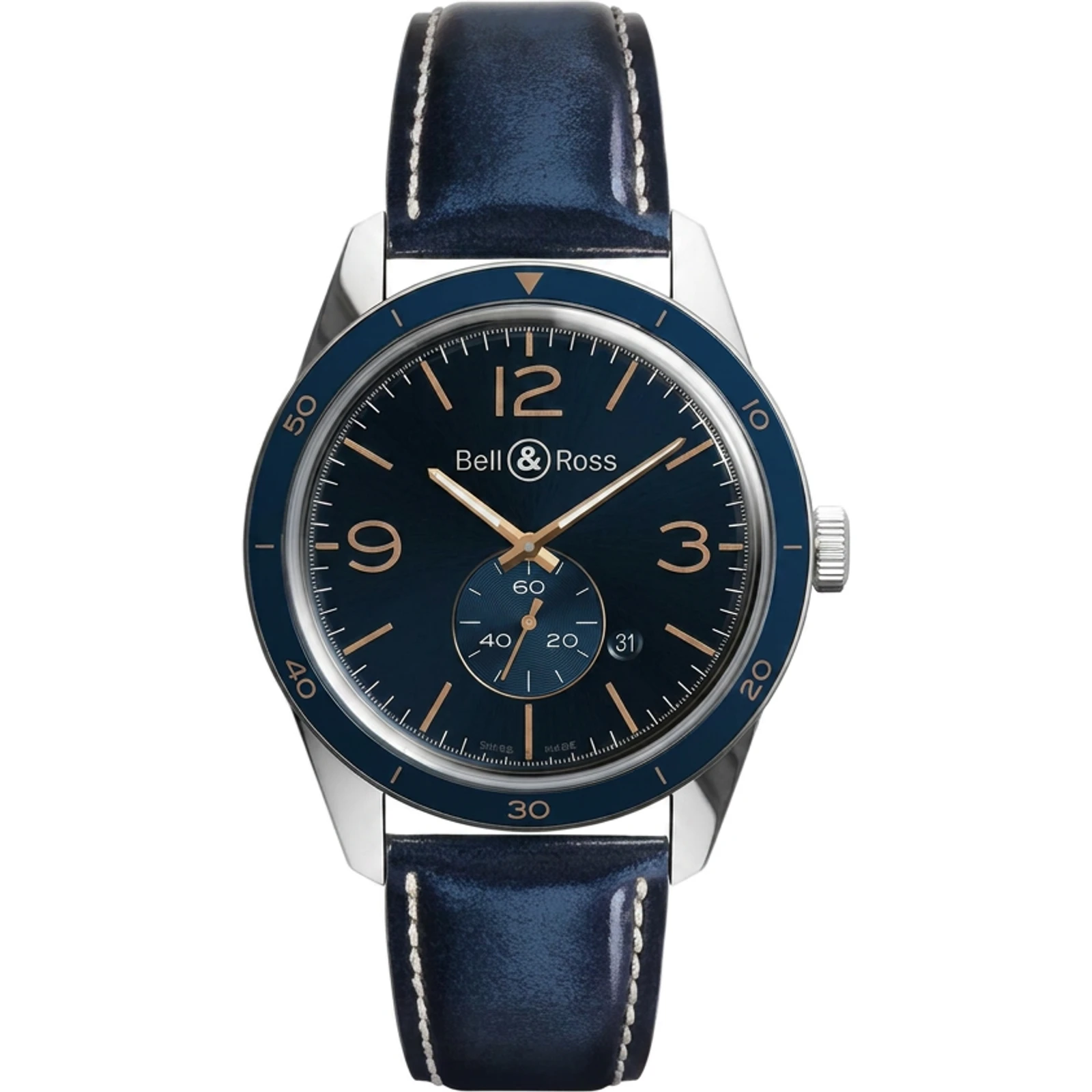 Bell & Ross BRV123-BLU-ST