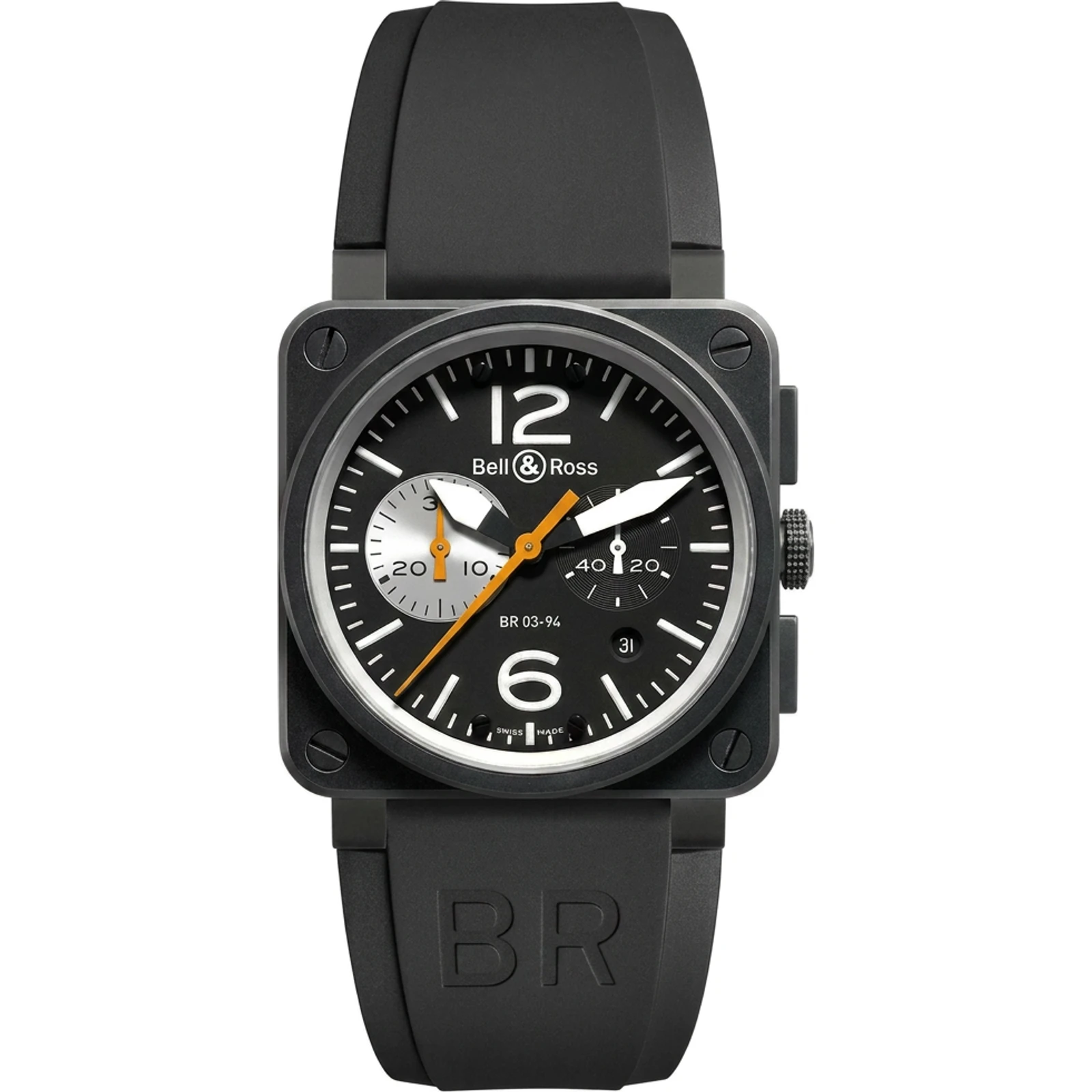 Bell & Ross BR0394-BW-M