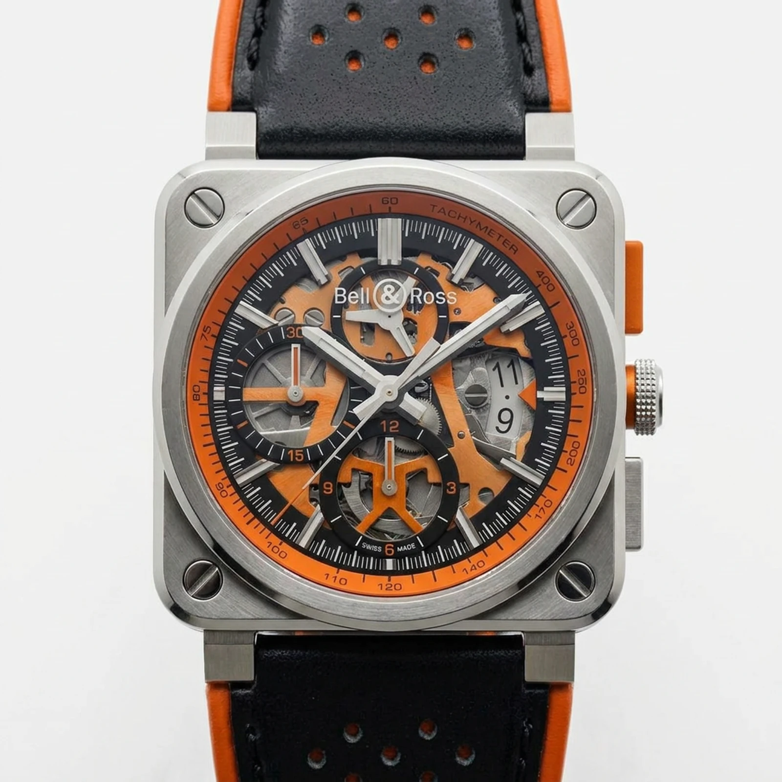 Bell & Ross BR0394-SC-ORA