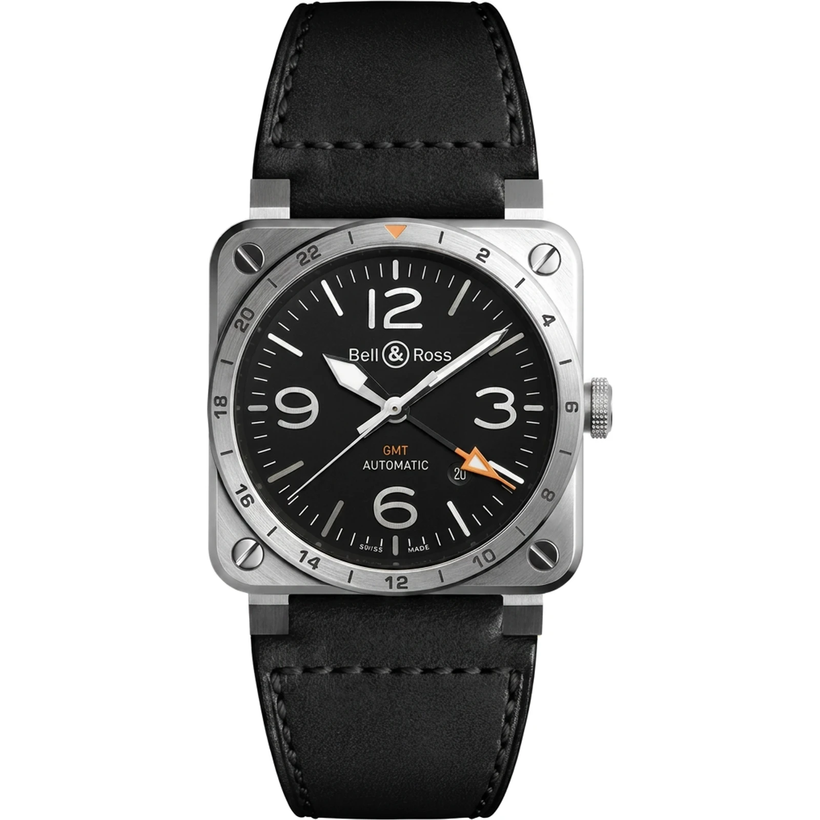 Bell & Ross BR0393-GMT-ST