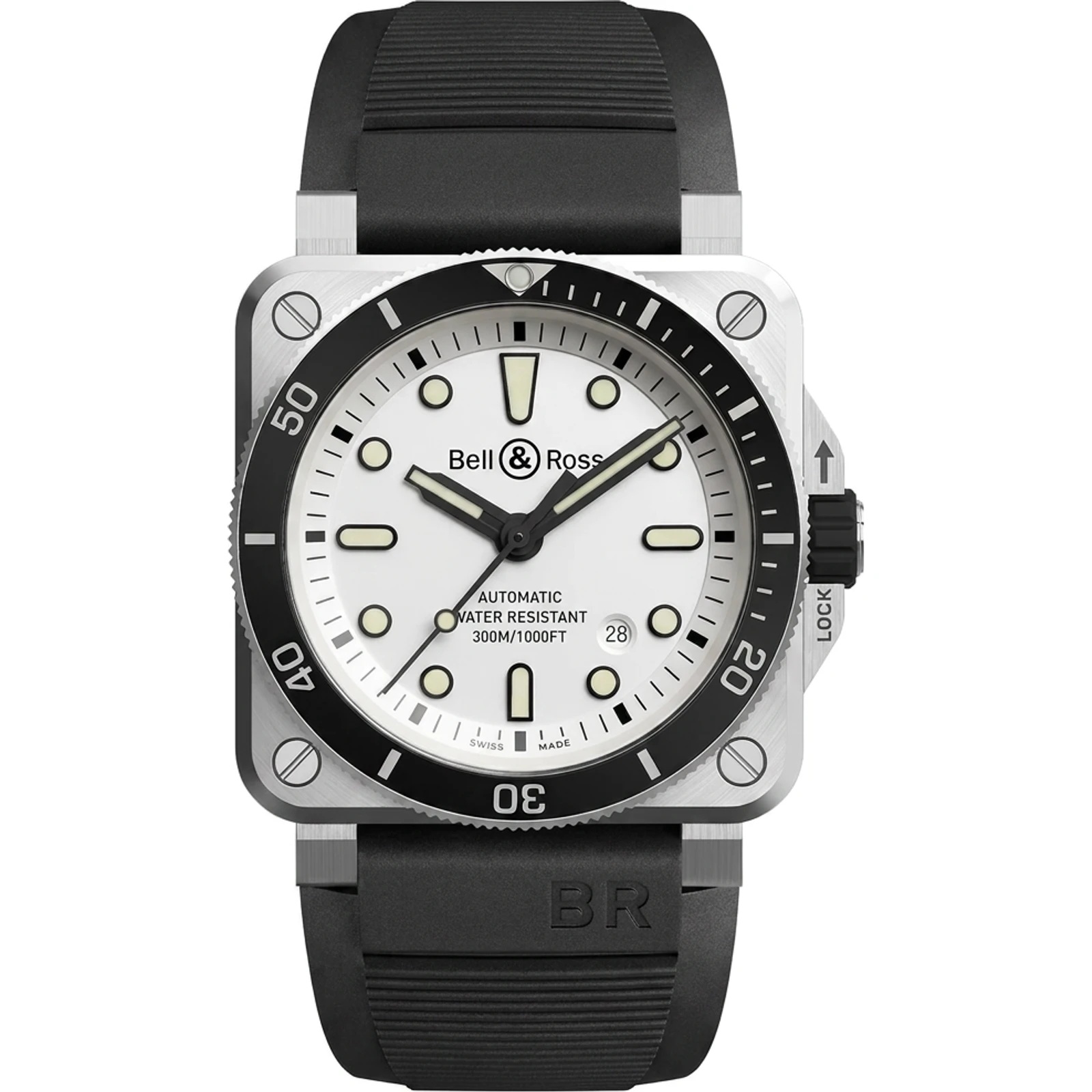 Bell & Ross BR0392-D-WH-ST