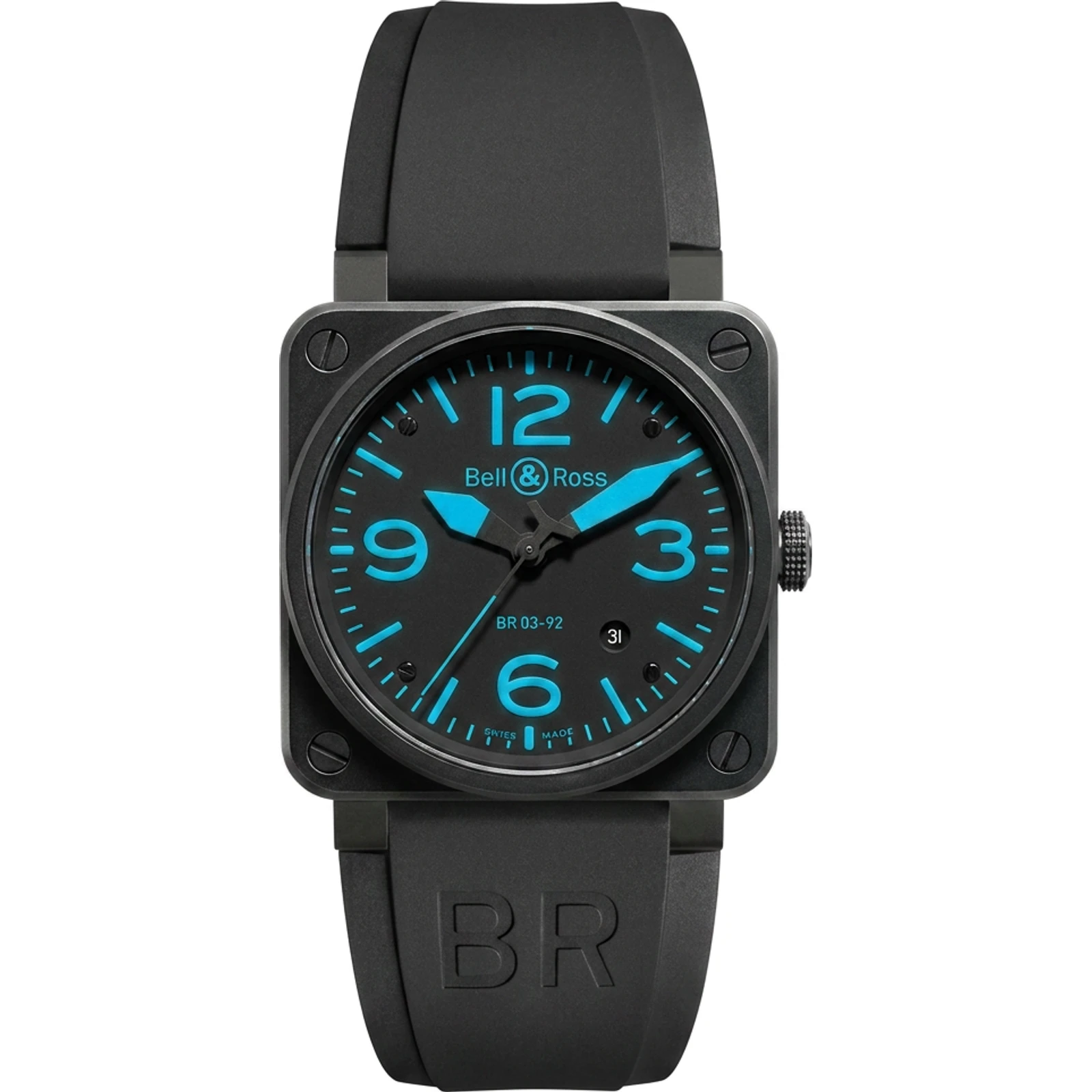 Bell & Ross BR0392-BLUE-S