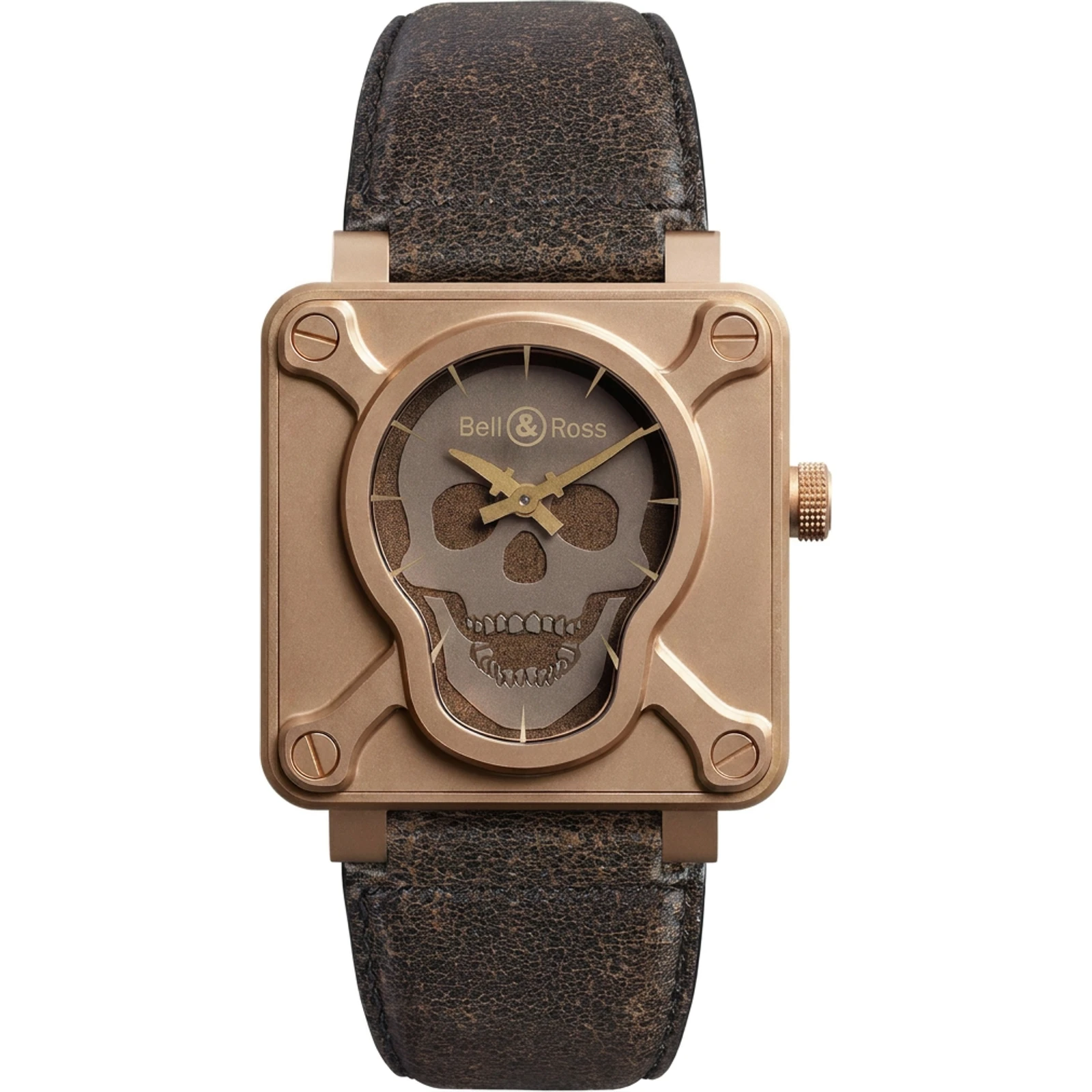 Bell & Ross BR0192-SKULL-BR