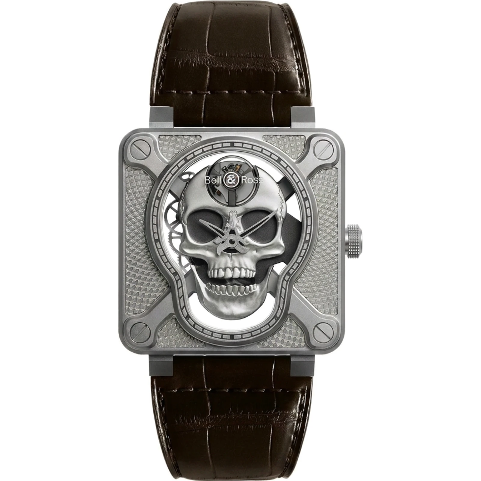 Bell & Ross BR01-SKULL-SK-ST