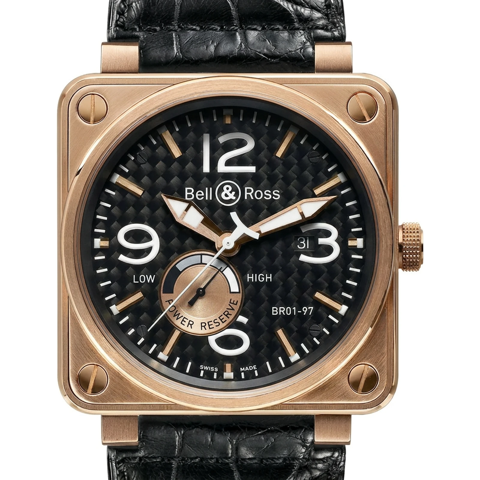 Bell & Ross BR0197-PINKGOLD