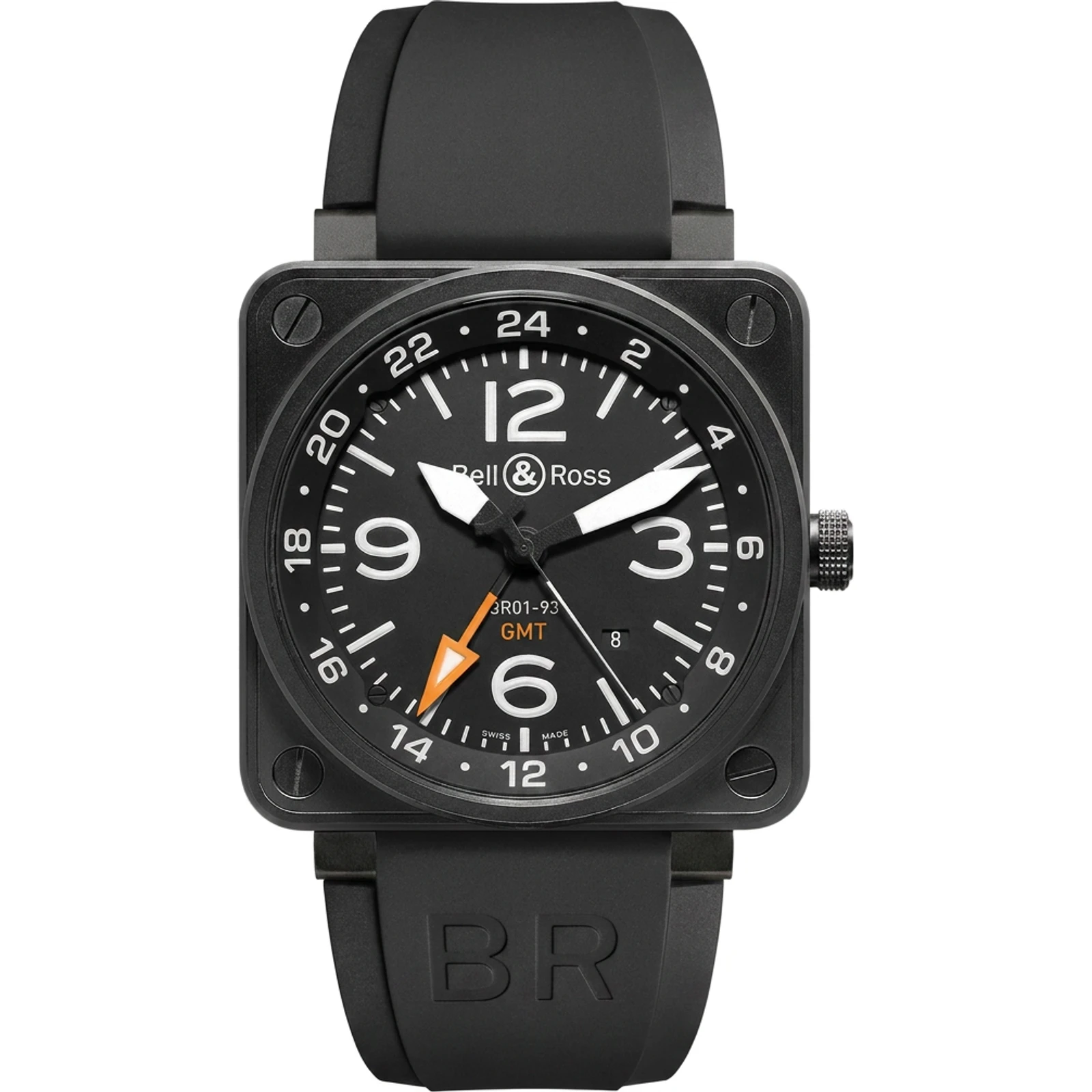 Bell & Ross BR0193-GMT-M