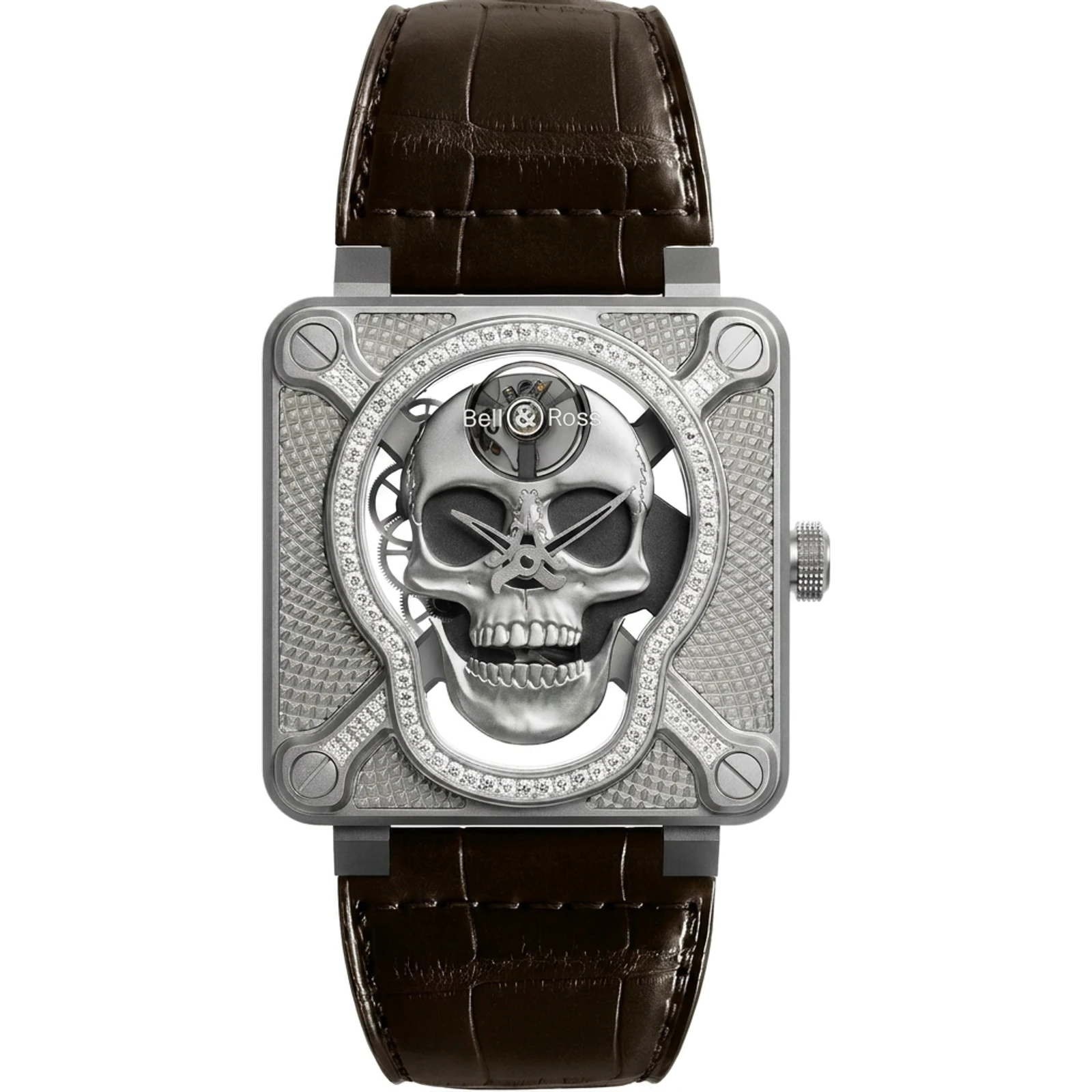 Bell & Ross BR01-SKULL-SK-LGD