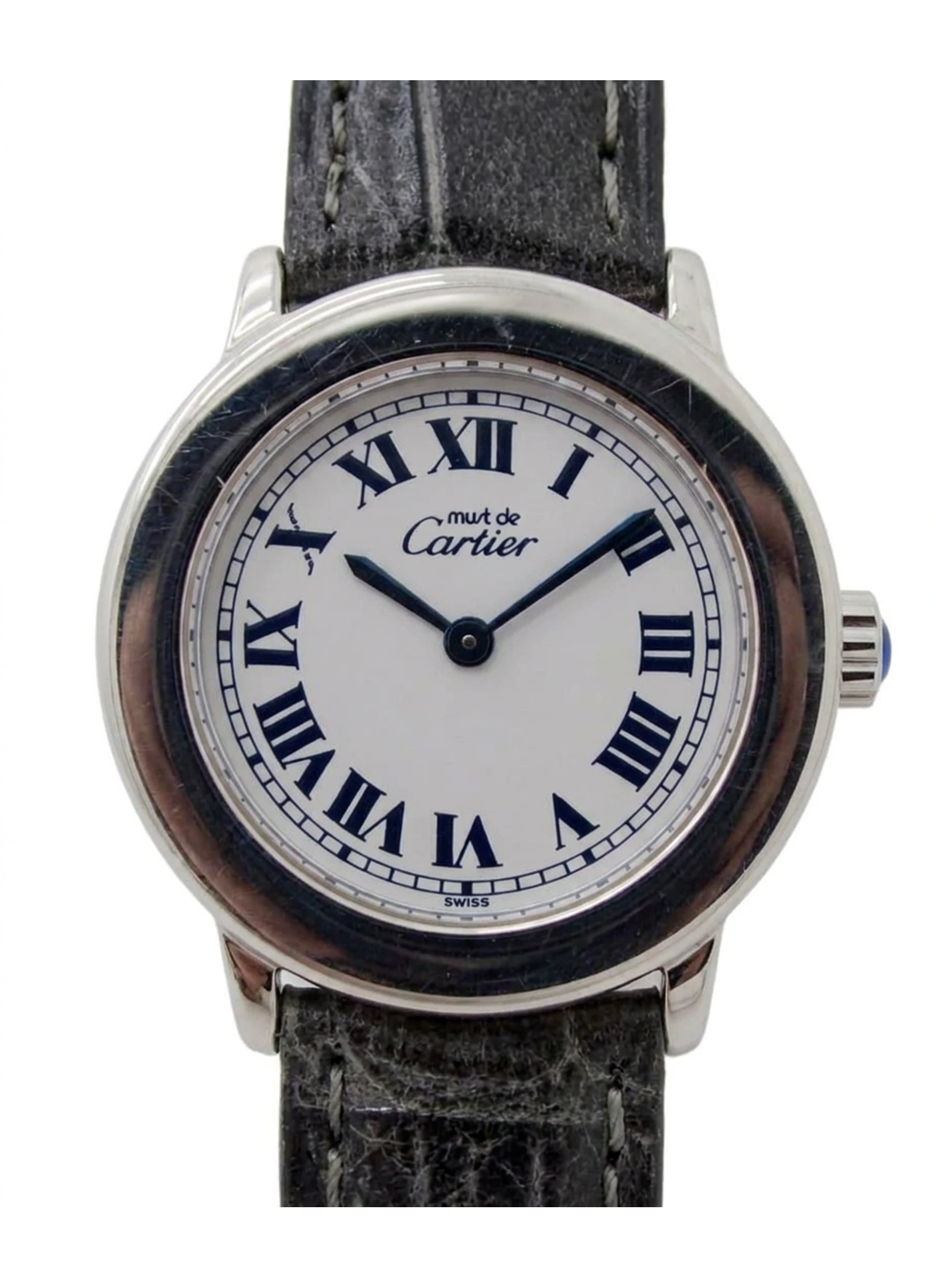 Must De Cartier 1800 Silber Vergoldet 33mm Quartz 18001
