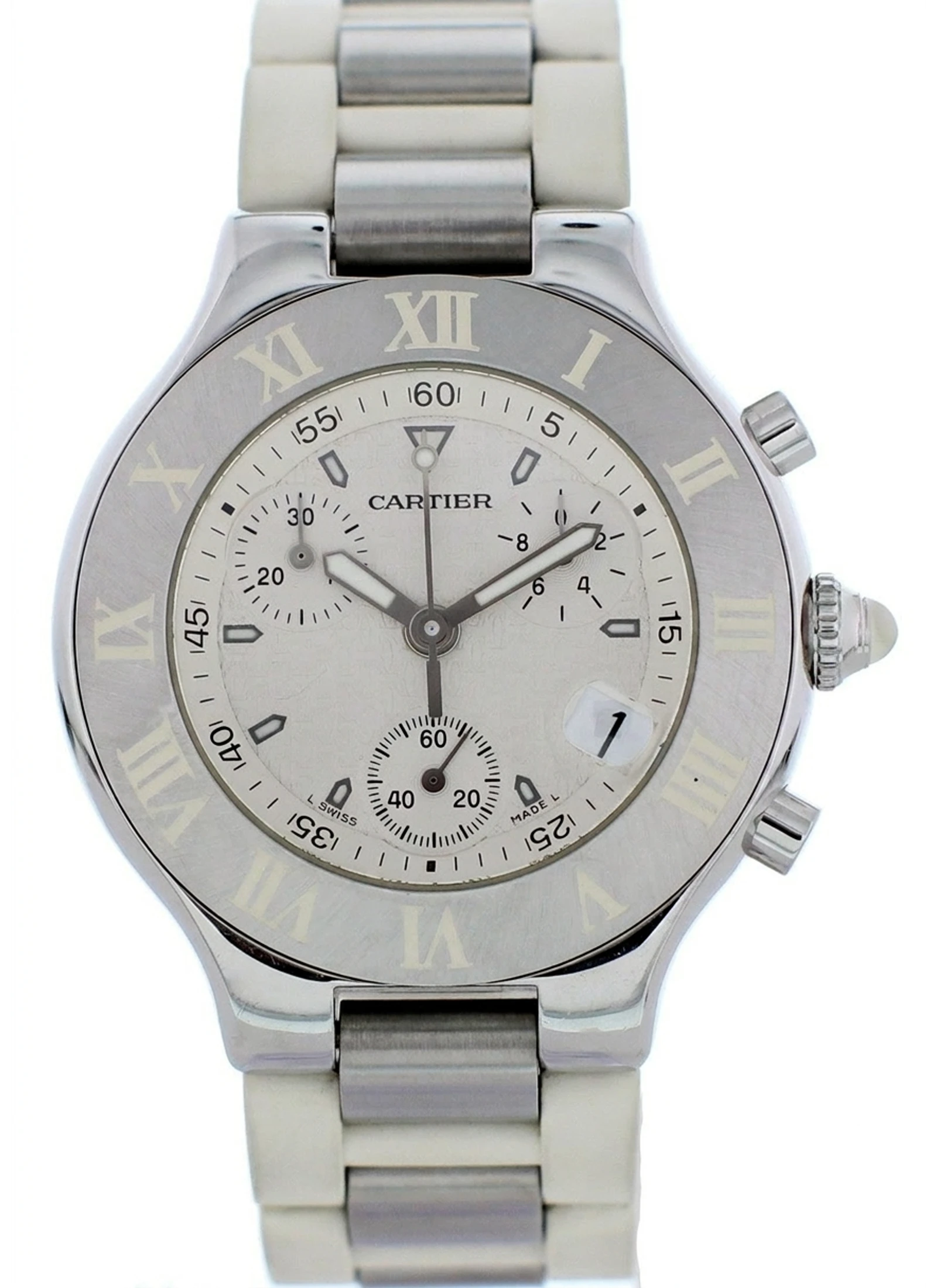Cartier 21 Chronoscaph 2424
