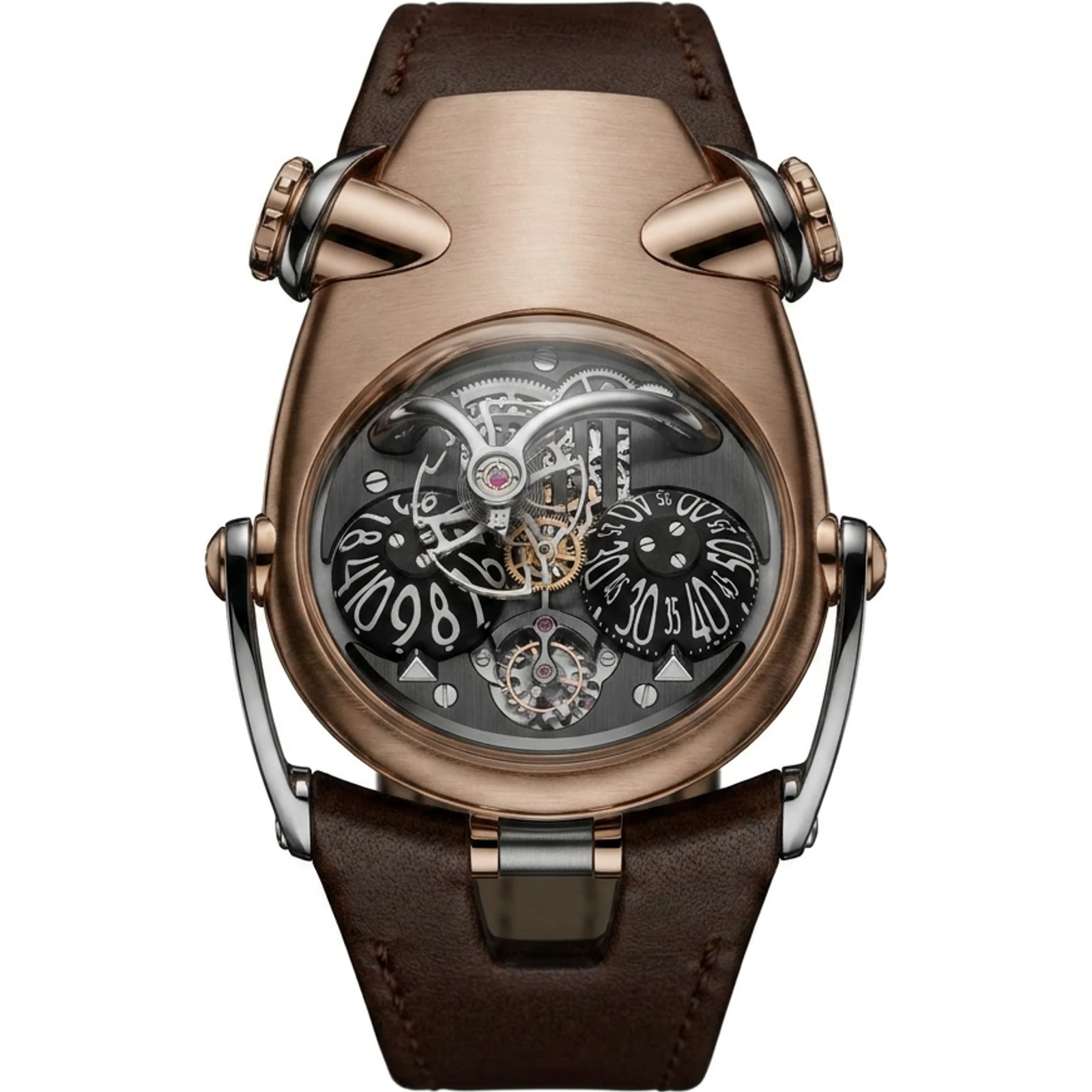 MB&F Horological Machine N°10 HM10 Bulldog Red Gold / Titanium 100.RL.B