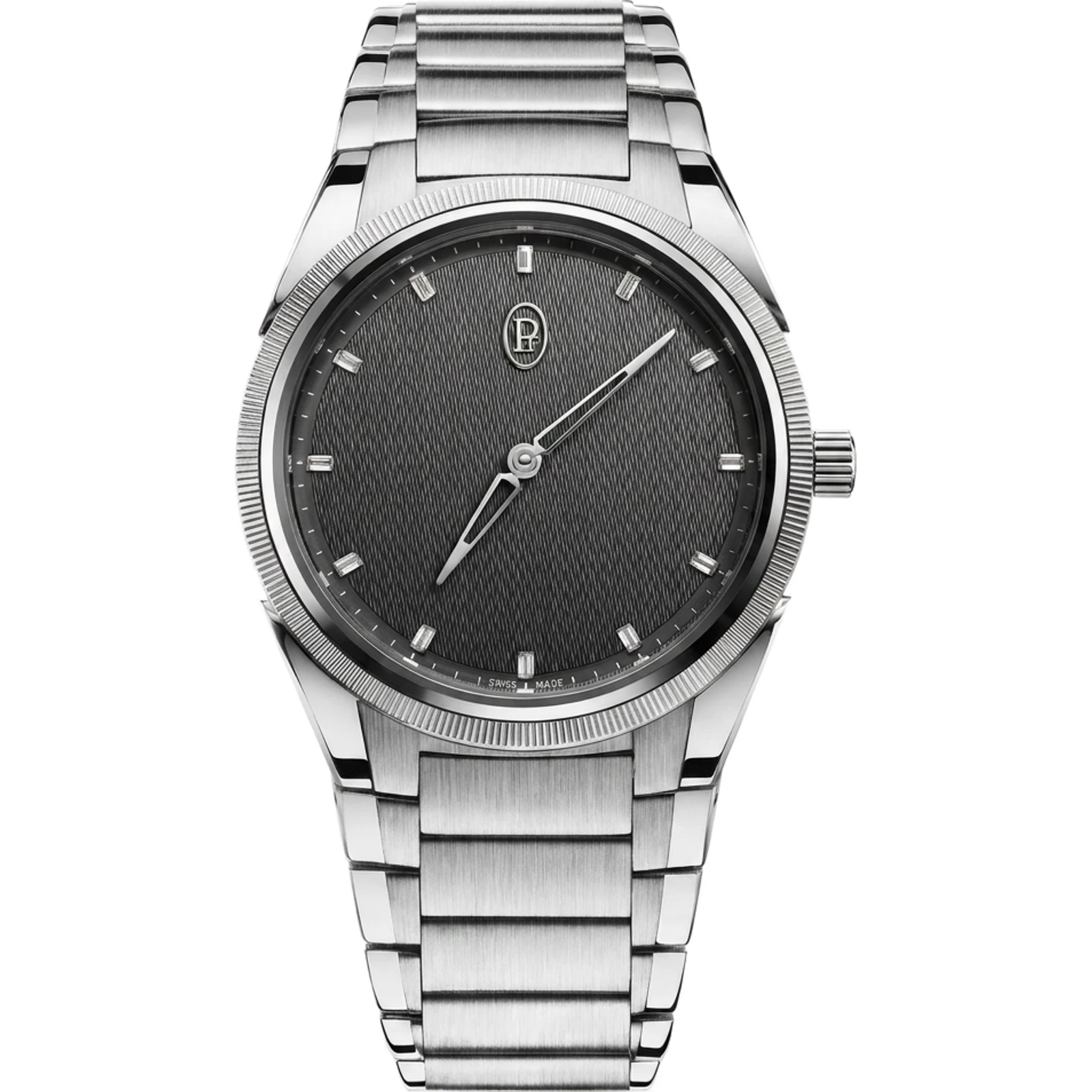 Parmigiani Fleurier Tonda PF Automatic Steel Platinum Warm Grey Set PFC804-1020002-100182