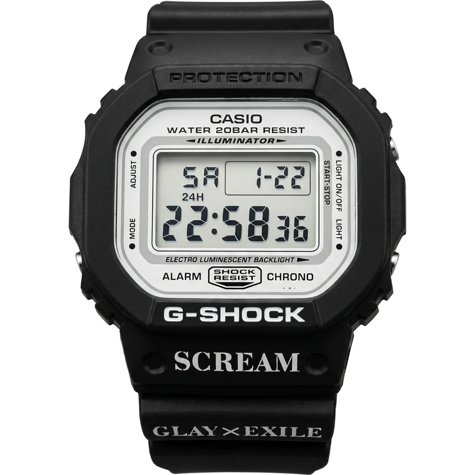 G-SHOCK DW-5600-GLAY-EXILE