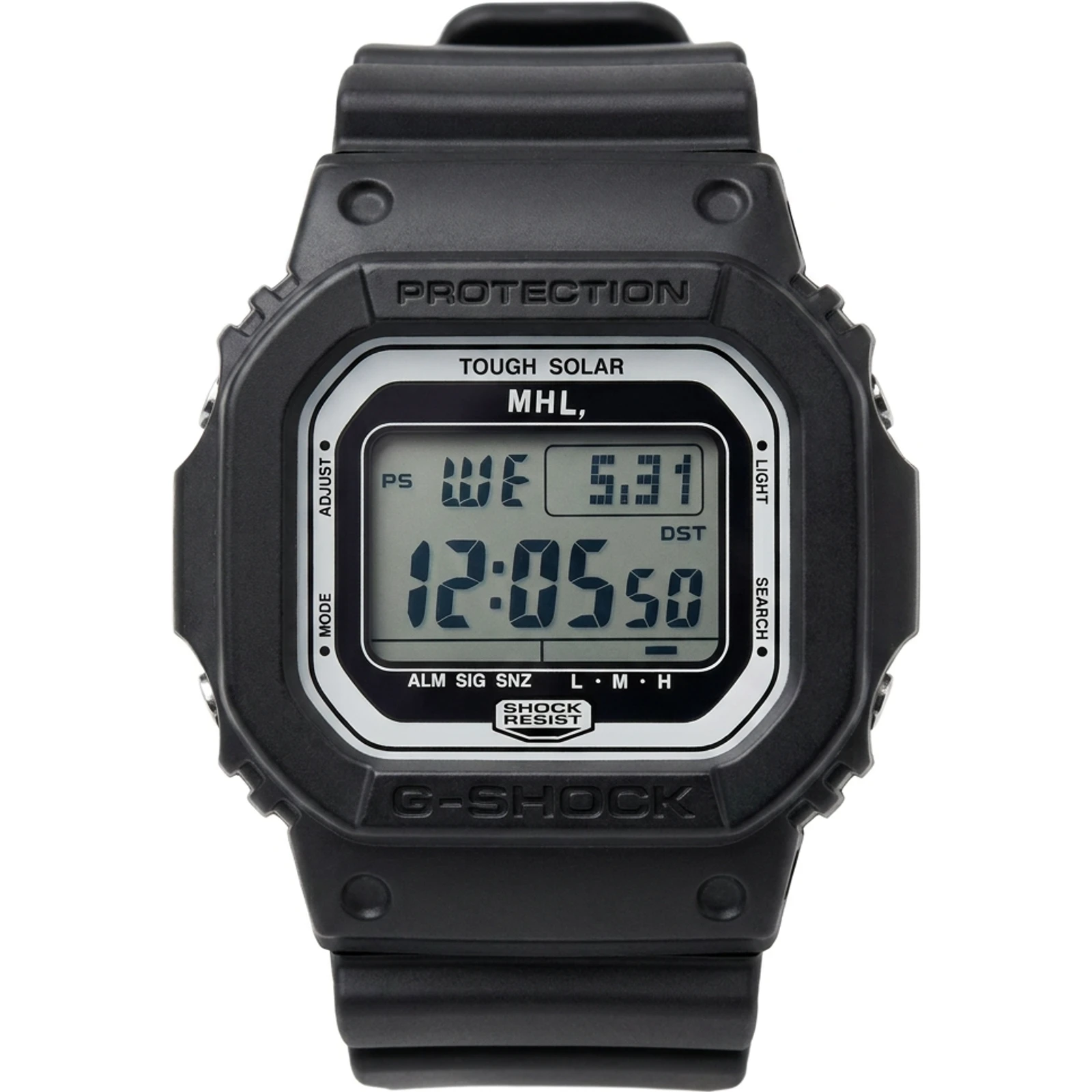 G-SHOCK G-5600-MARGARET-HOWELL-BLACK-WHITE