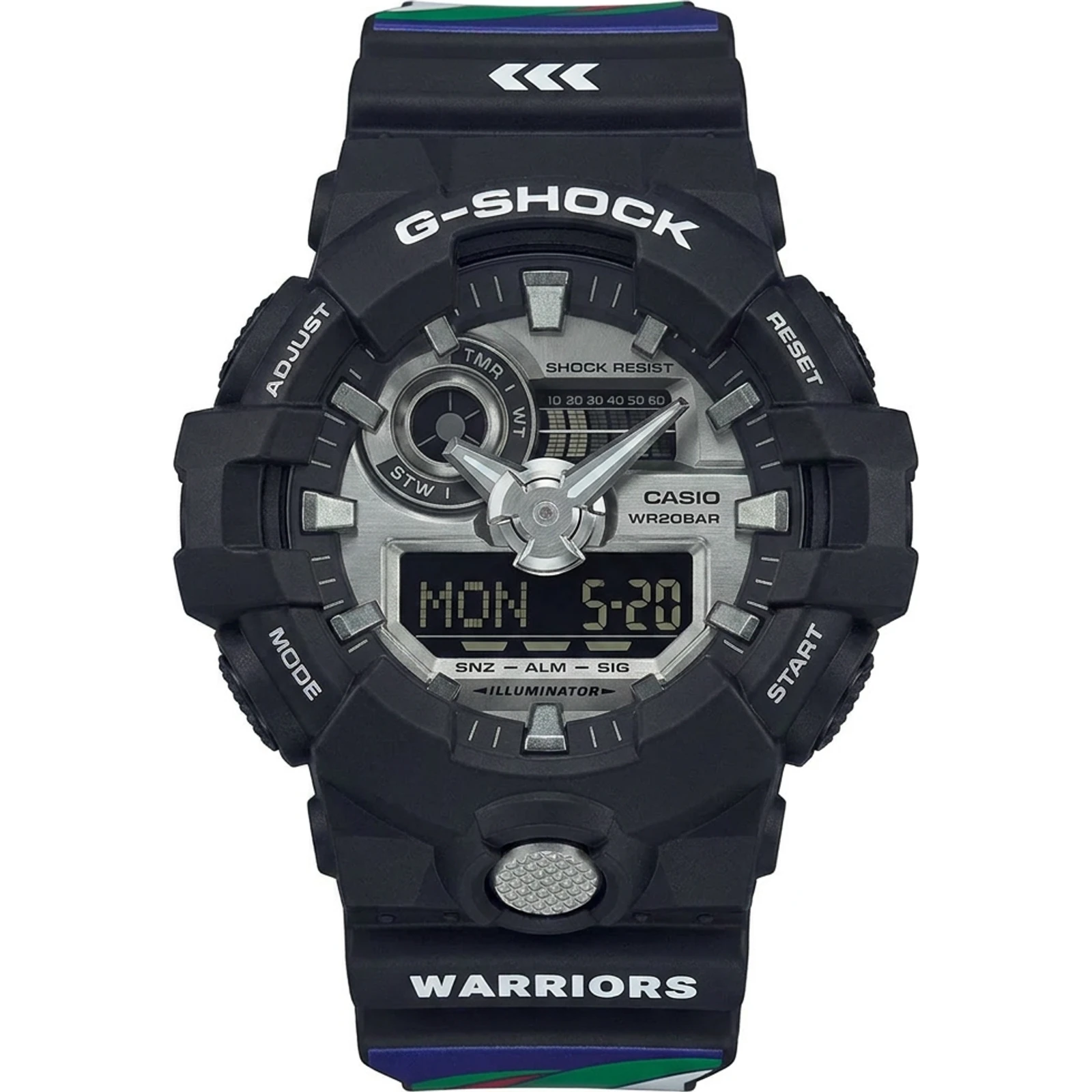G-SHOCK GA-710-NEW-ZEALAND-WARRIORS