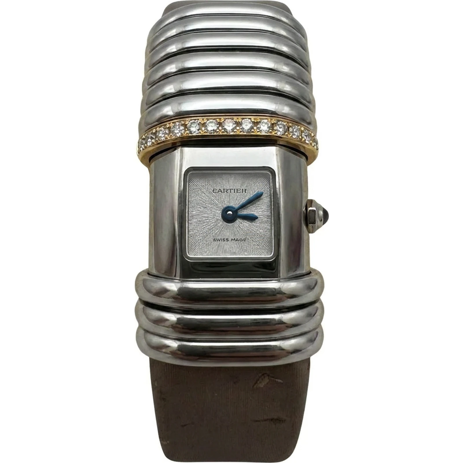 Cartier Déclaration Steel & Pink Gold Diamonds WT000830