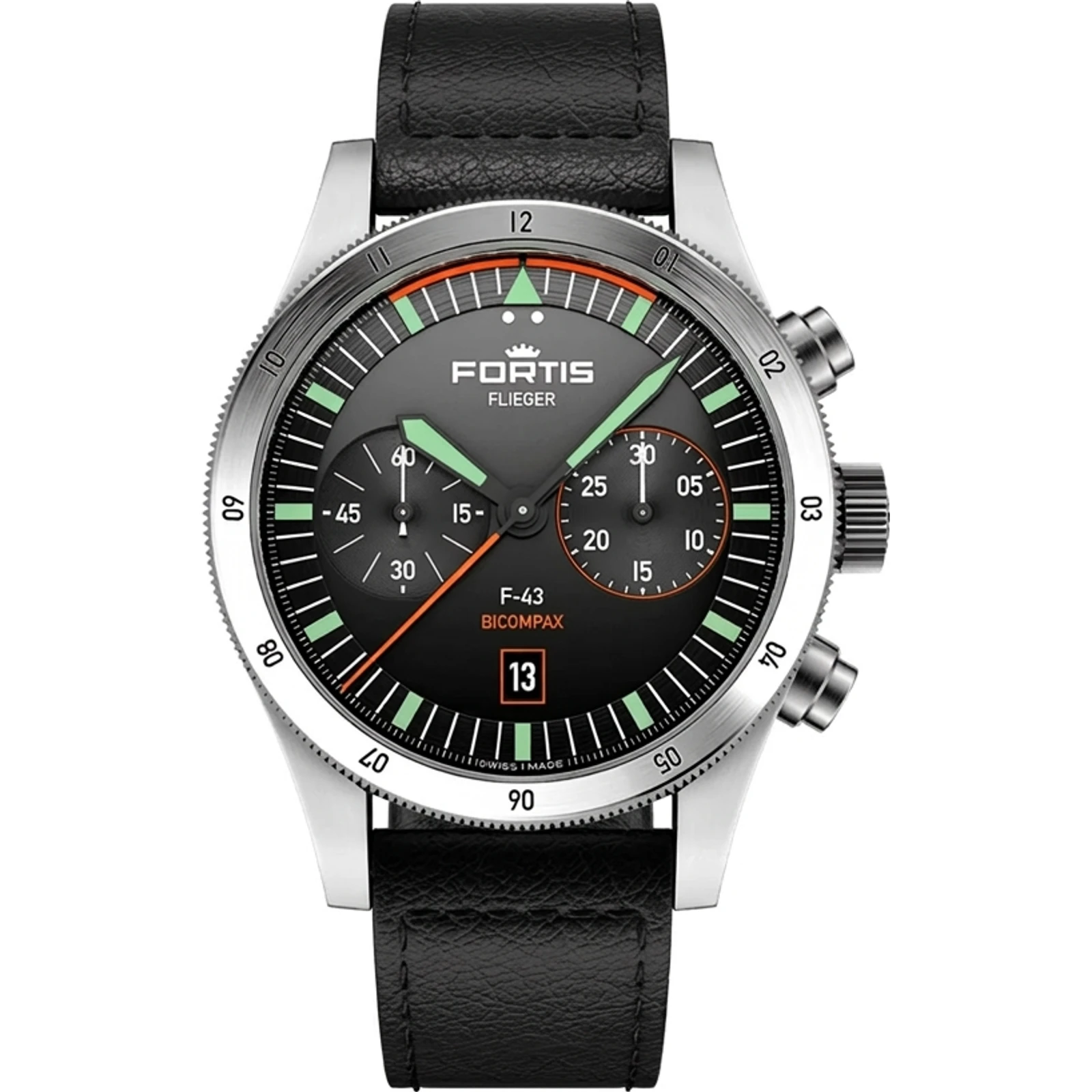 Fortis Flieger F-43 Bicompax Original F4240005